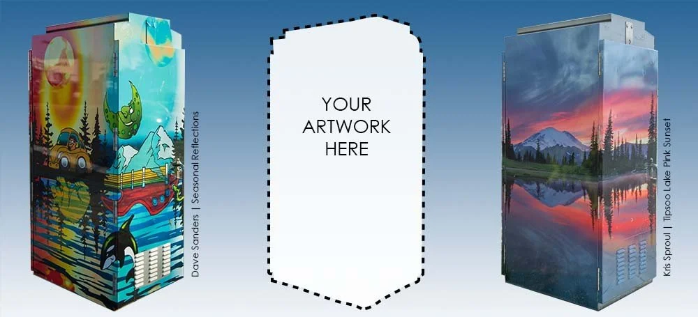 2026 Traffic Box Wrap - Vote for Welcoming Committee