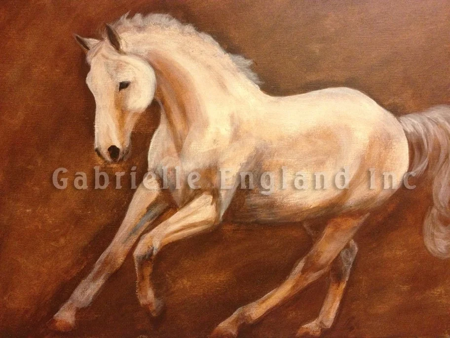 Merlin - 18" x 24" Acrylic on canvas - sold Littlerock, WA