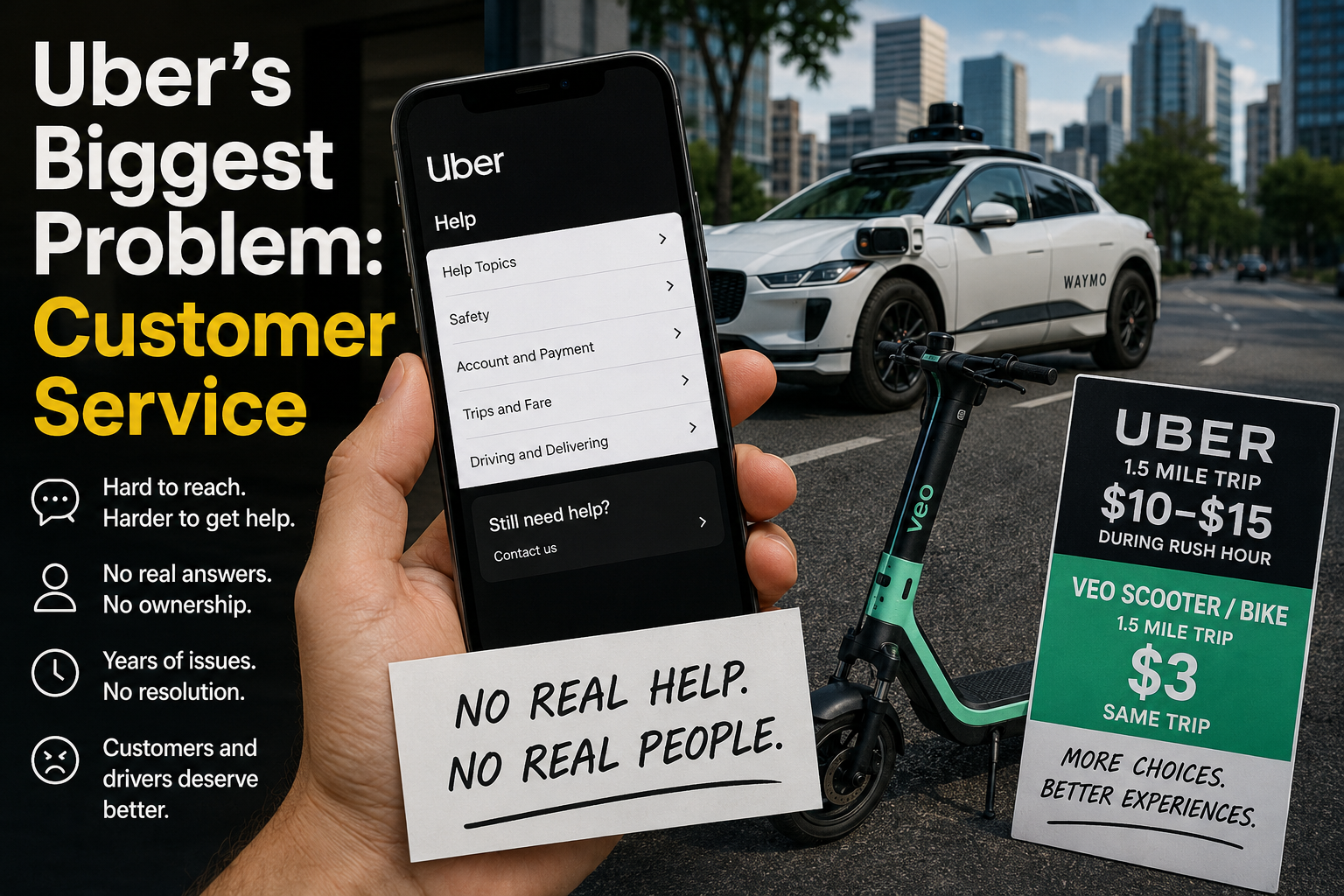 Uber's Biggest Problem: Customer Service