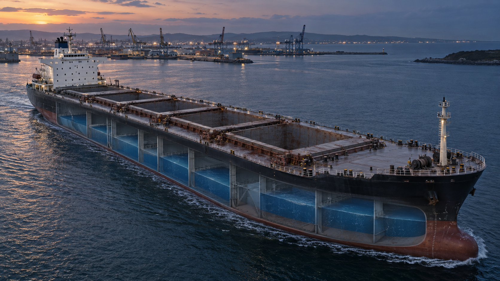 An Empty Cargo Ship Is Still Carrying an Ocean