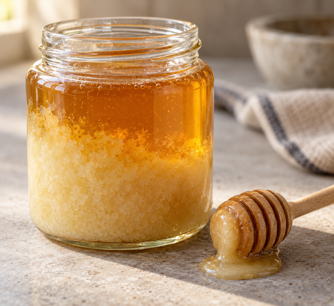Crystallized Honey Is Not Honey Gone Wrong