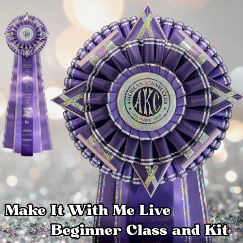 Make It With Me Beginner Rosette - Live Session and Ribbon Kit