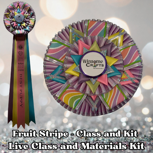 Make It With Me - Fruit Stripe Rosette - Live Session and Ribbon Kit