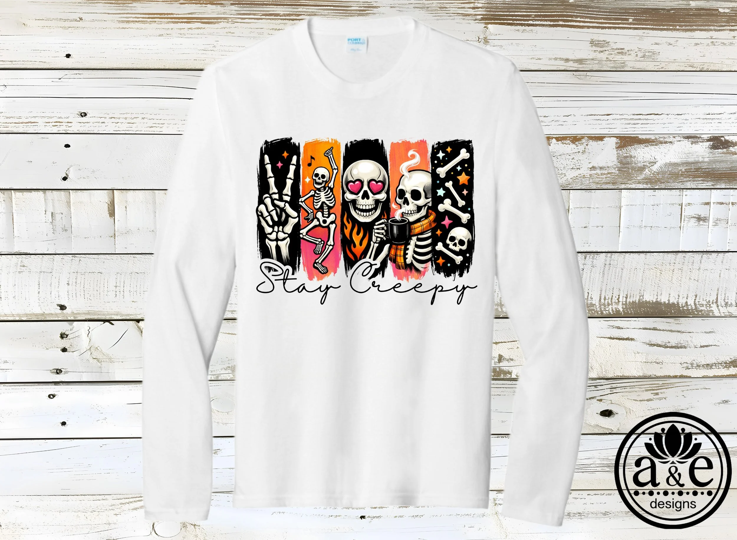 Stay Creepy Skeleton Tee