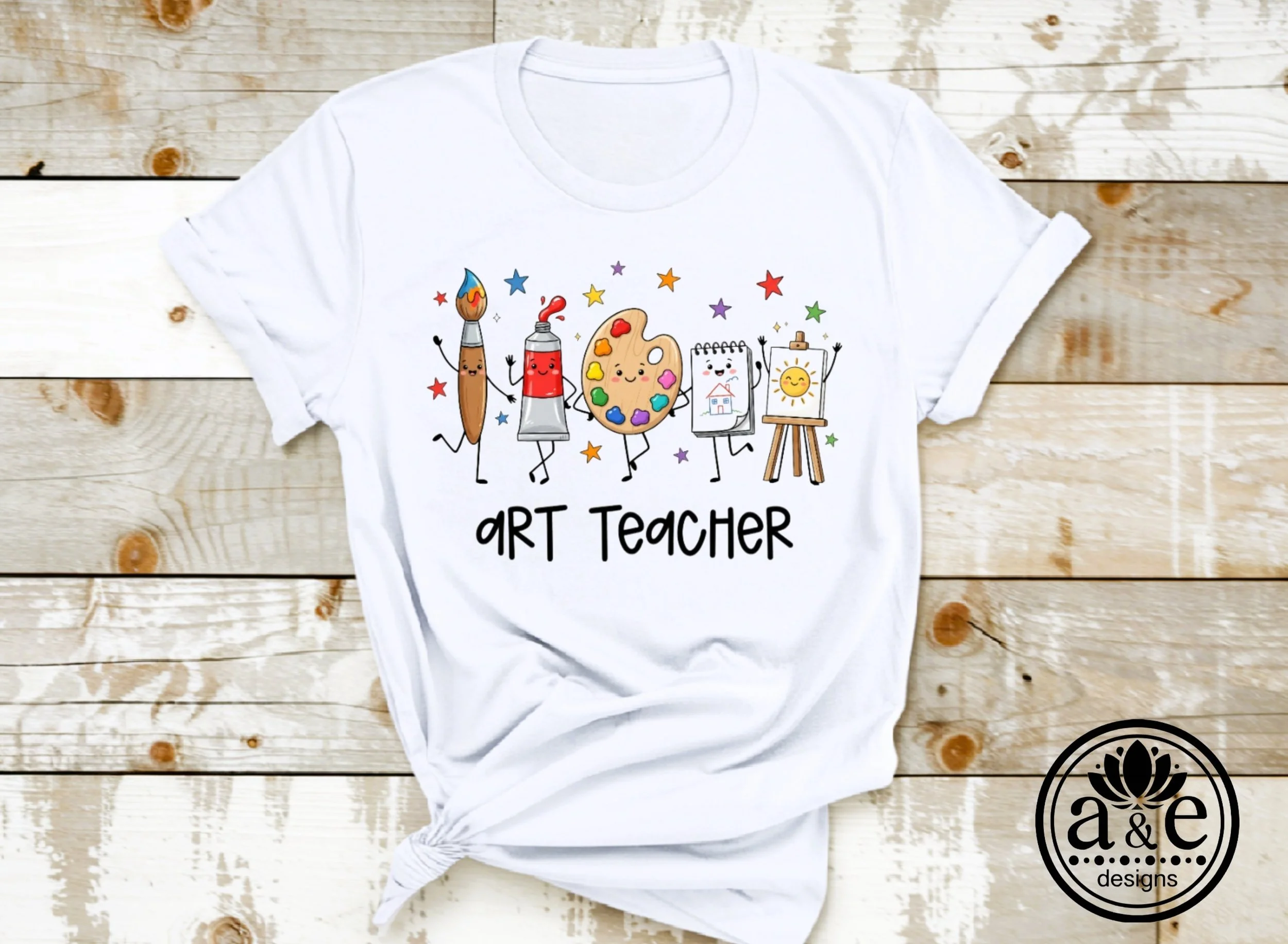 Specials Teachers Doodle Tee Collection - Art, Music, P.E. and Media Specialist