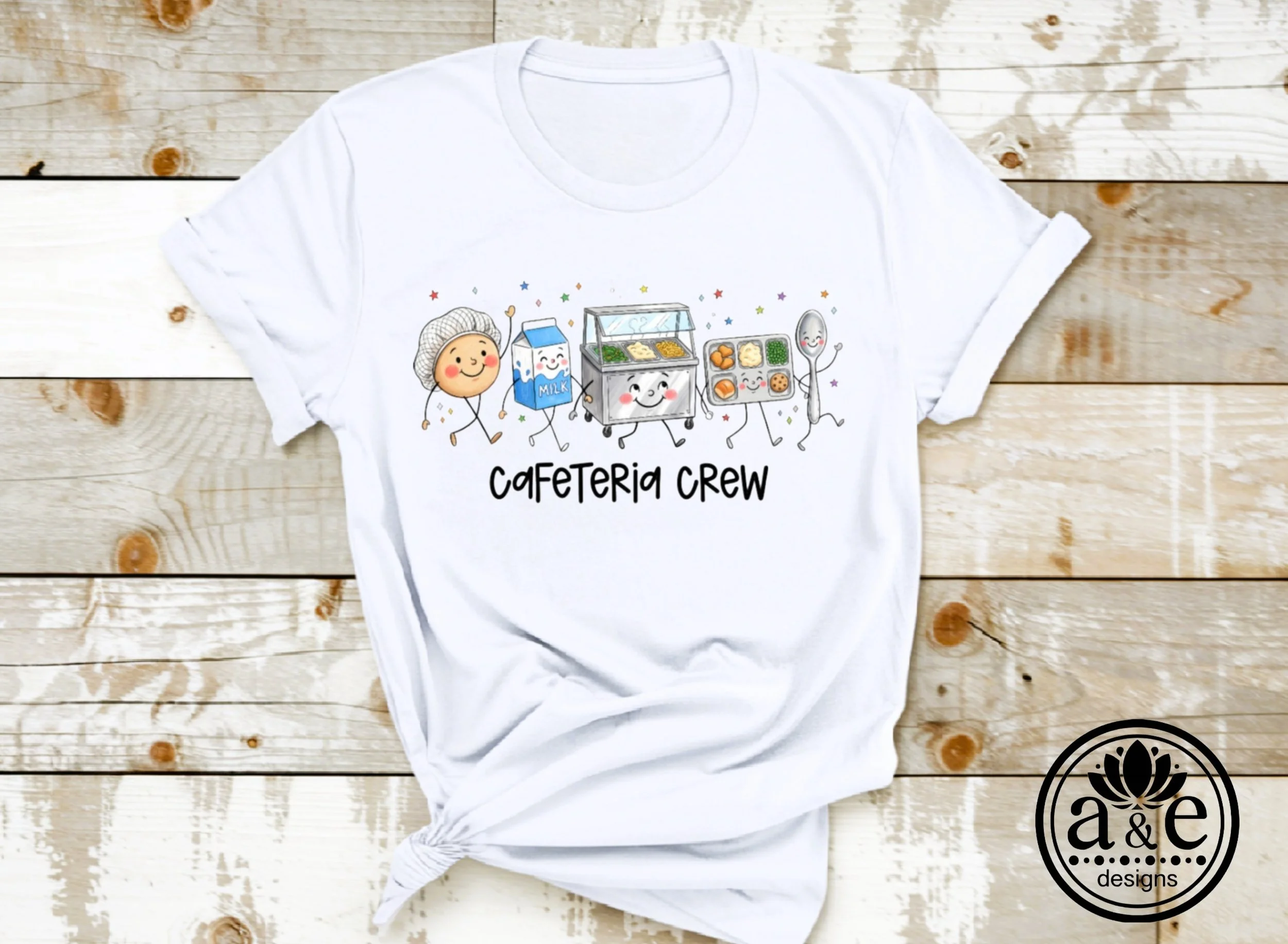 Cafeteria Crew Doodle Tee