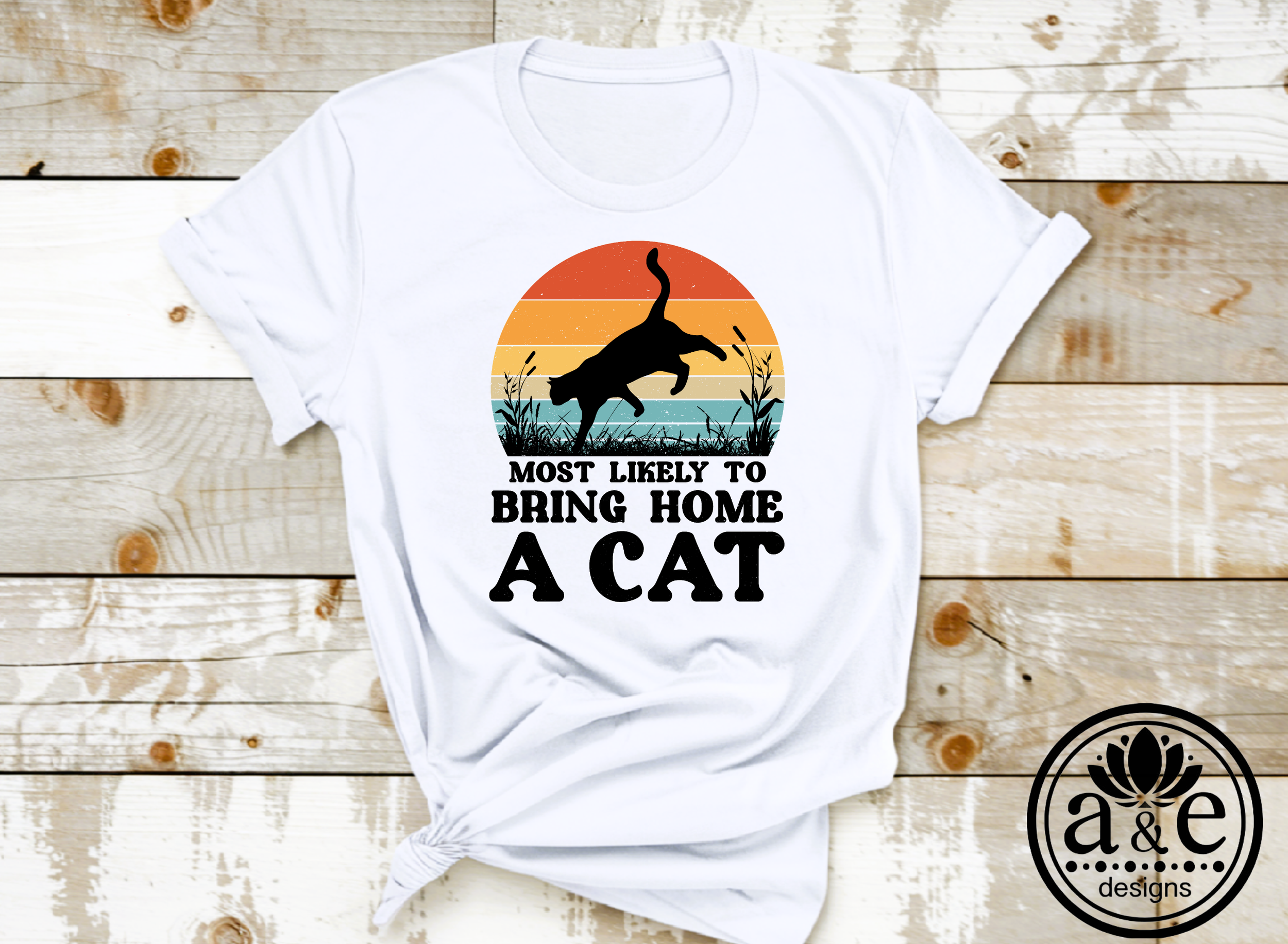 Most Likely to Bring Home a Cat Tee