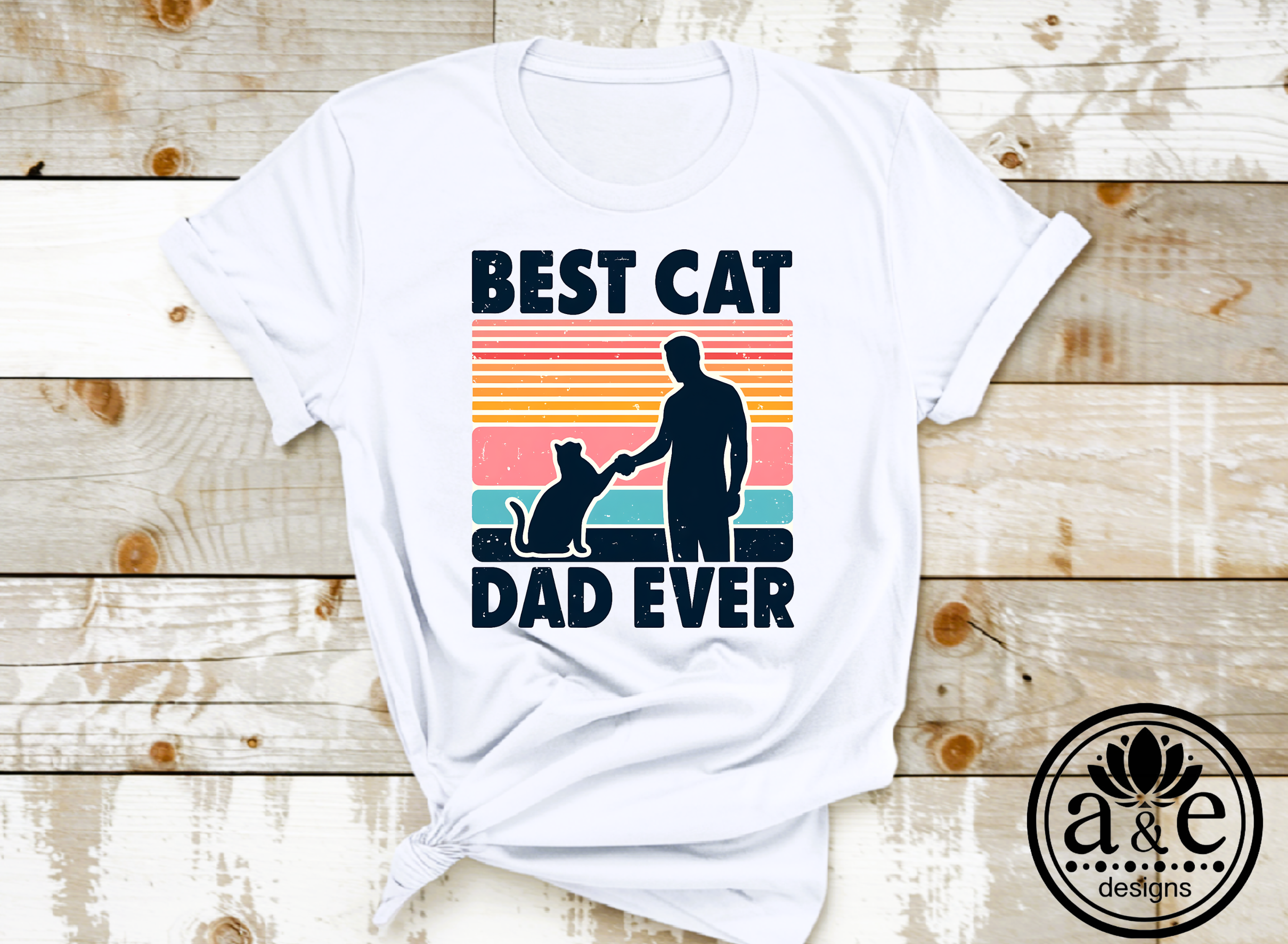 Best Cat Dad Ever Tee
