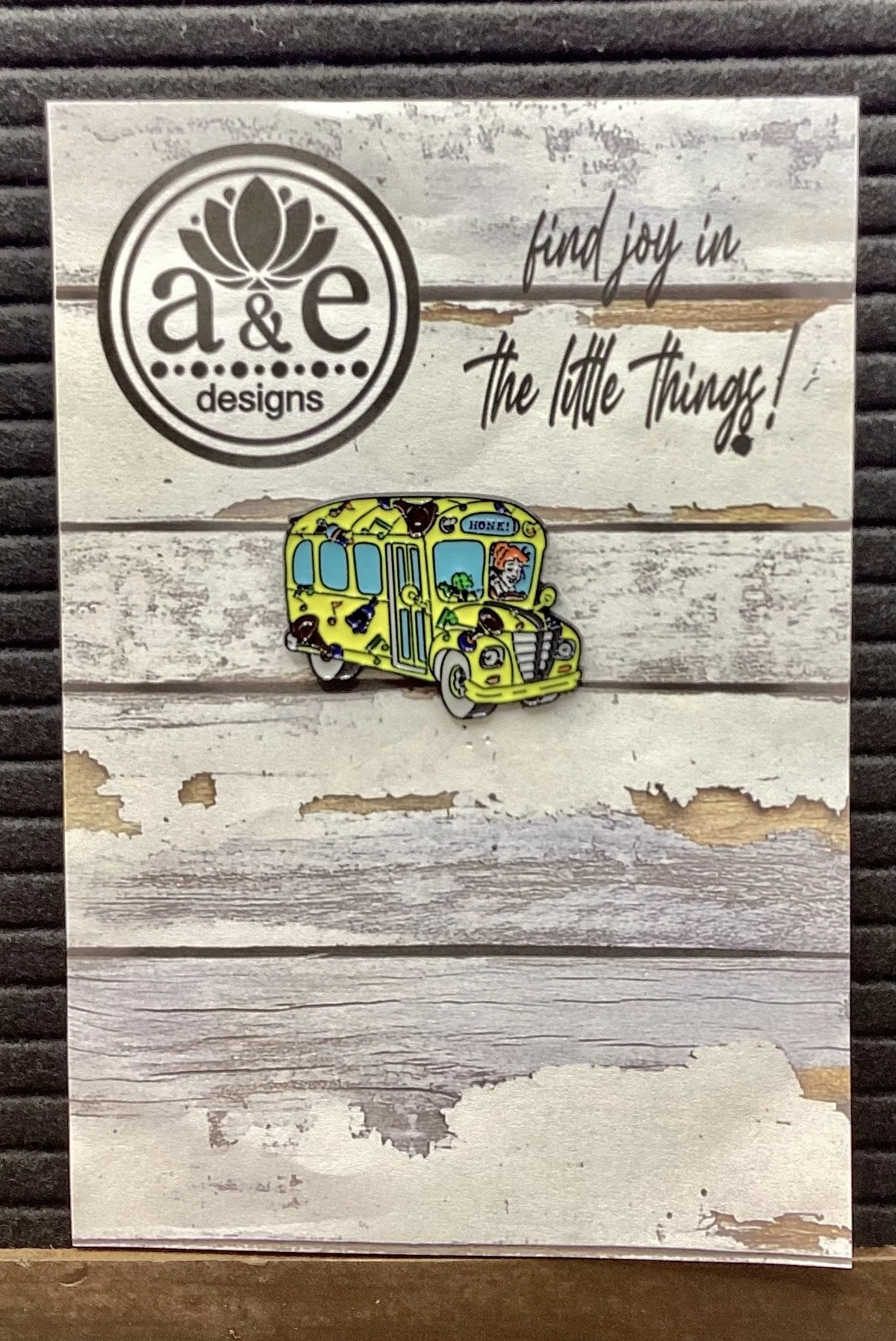 Magic School Bus Enamel Pin