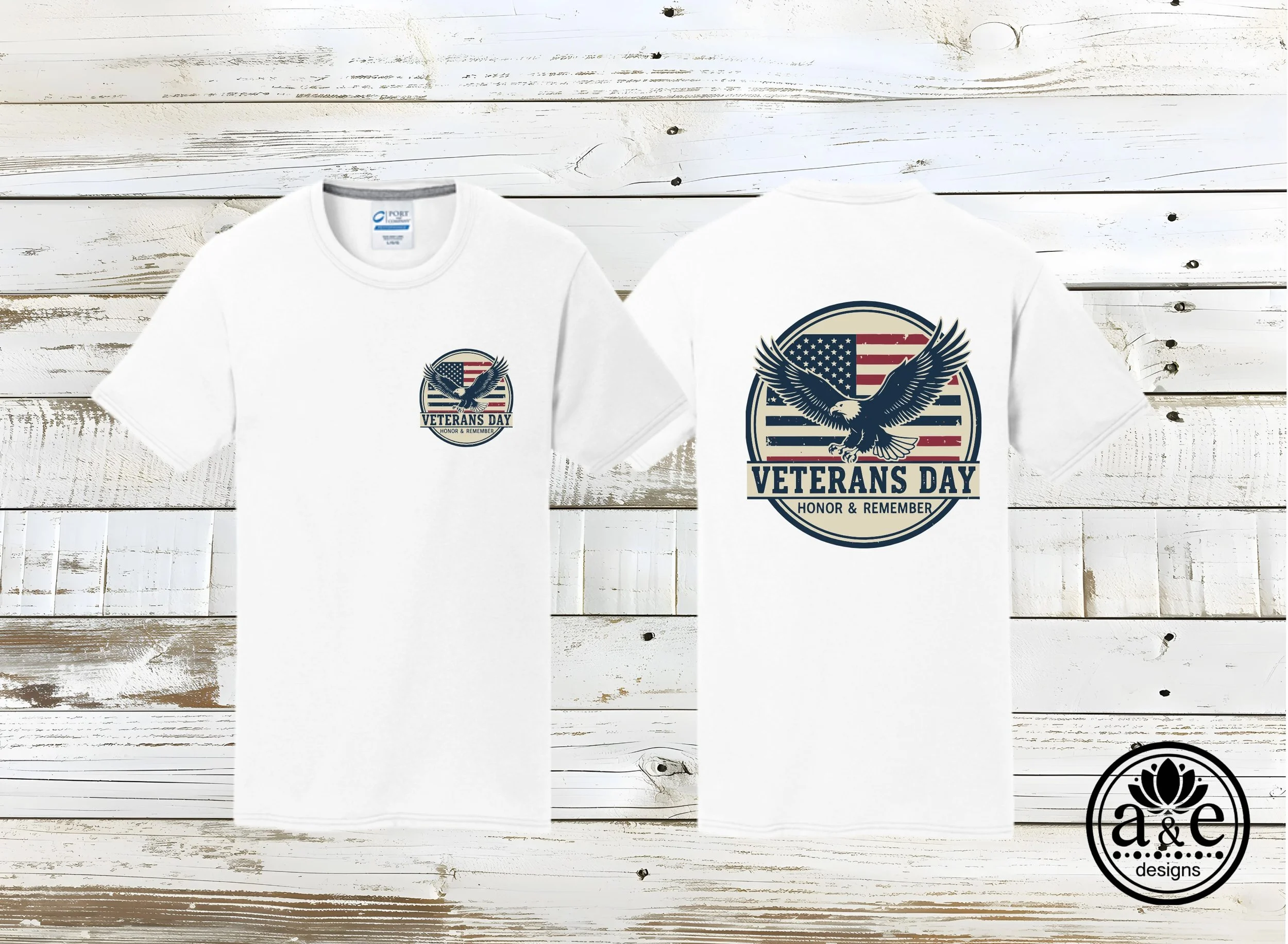 Honor and Remember Veterans Day Tee