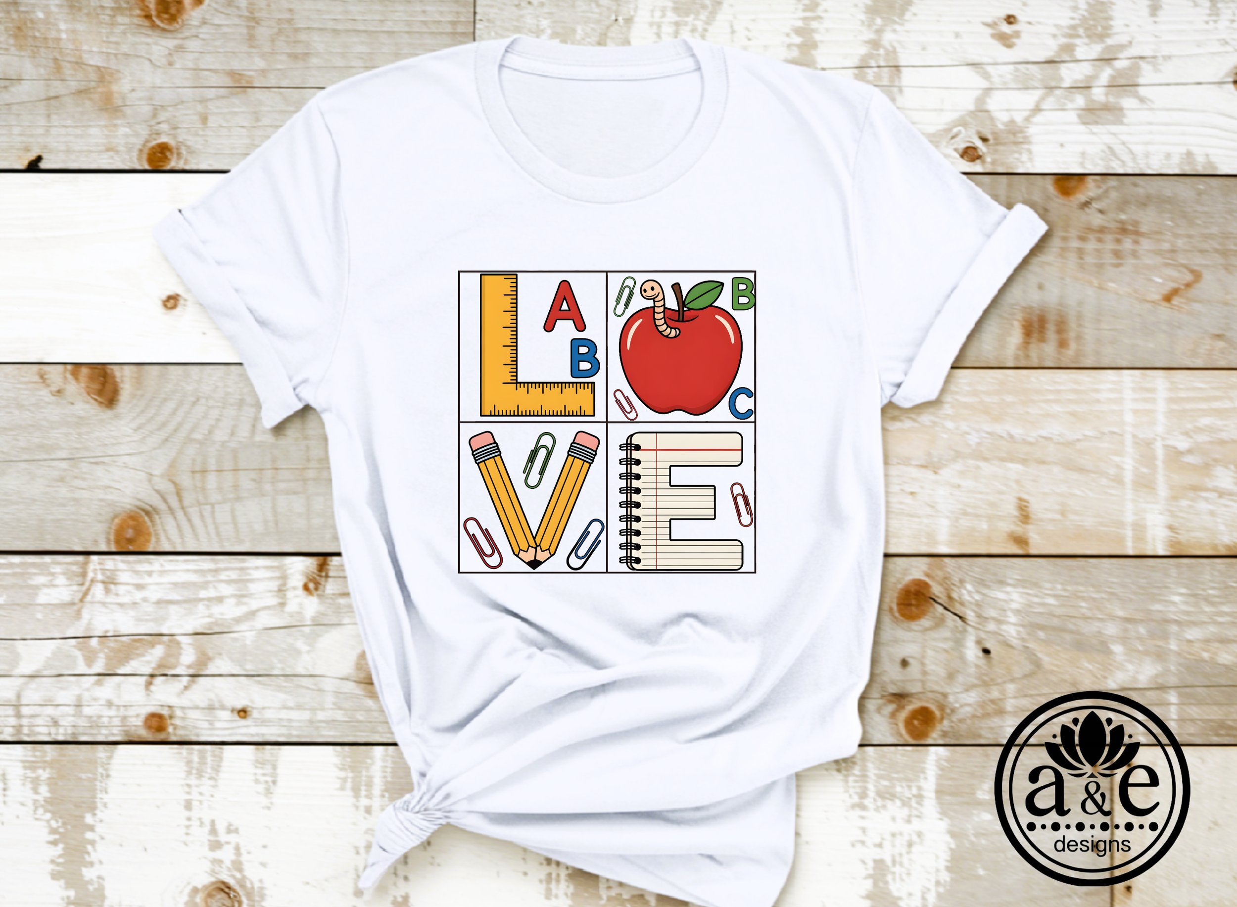LOVE Teacher Supplies Tee
