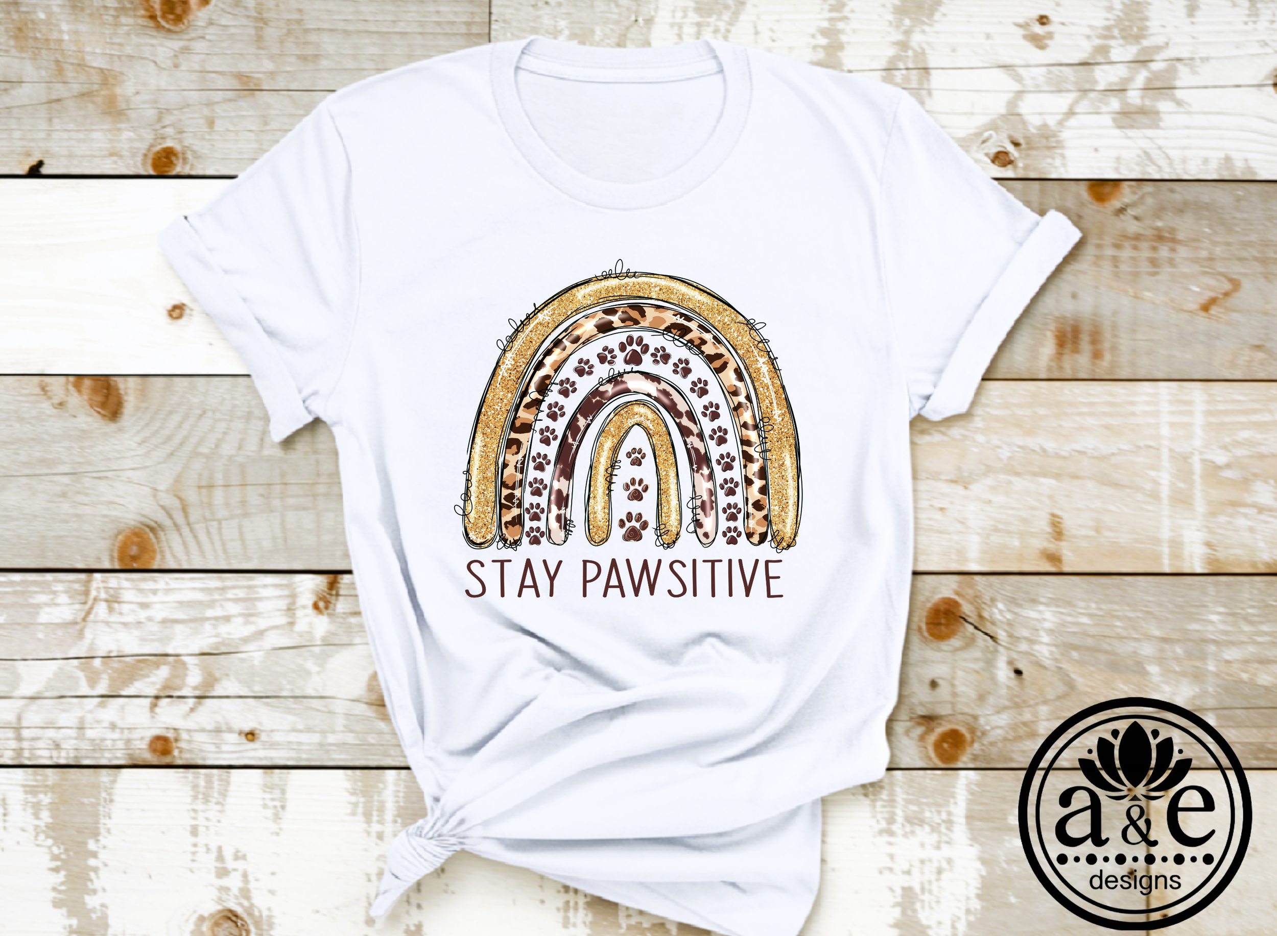 Stay Pawsitive Tee