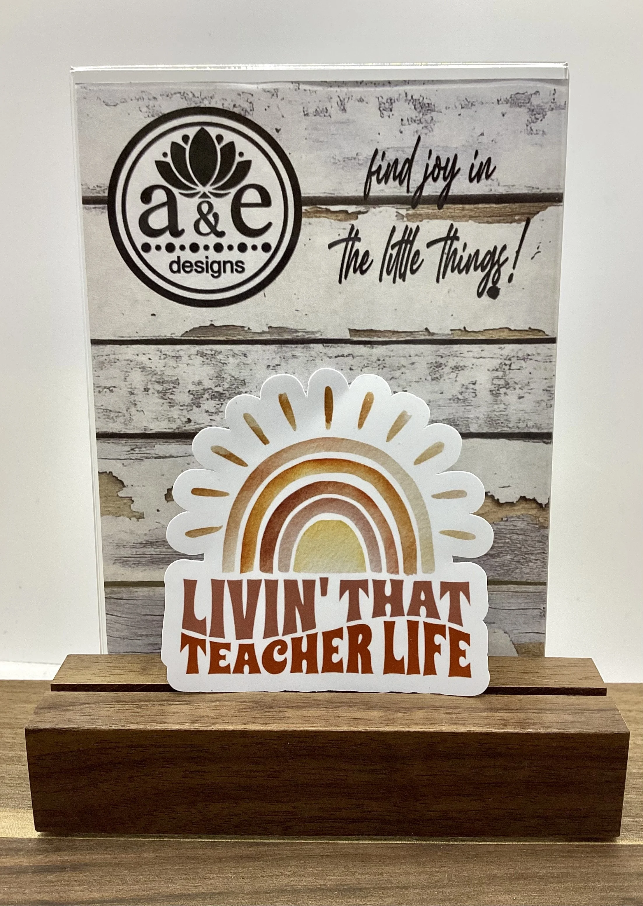 Livin That Teacher Life Sticker