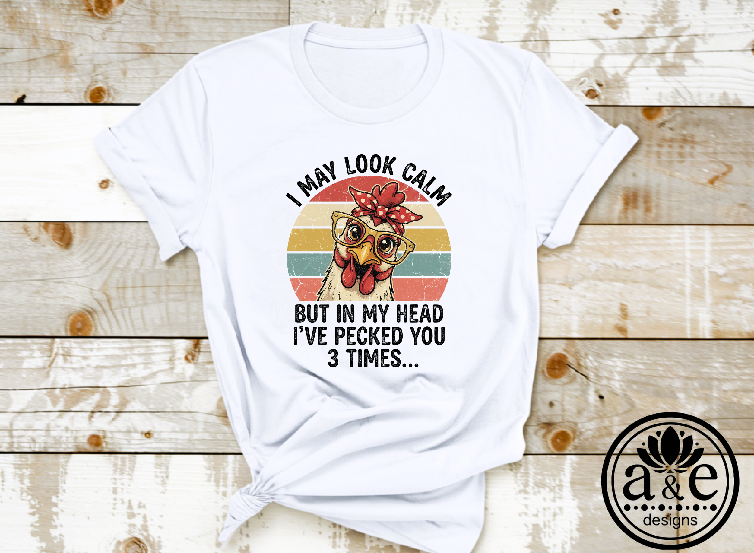I May Look Calm Tee