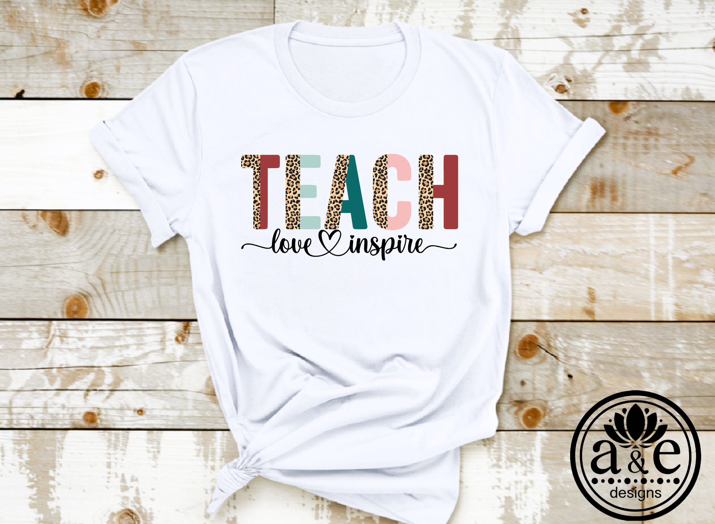 Teach Love Inspire Tees - Script Style