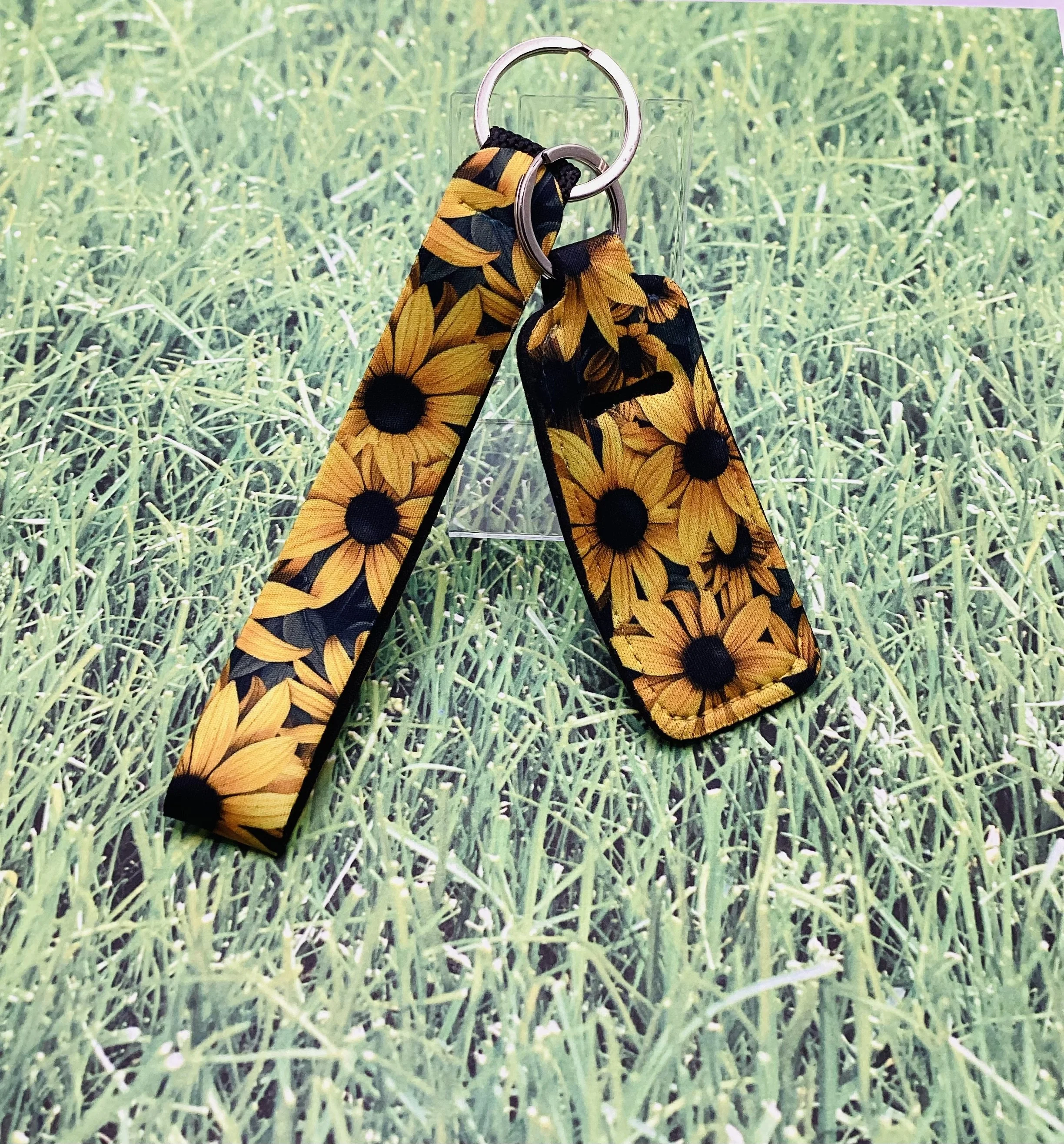 Floral Collection Wristlet with Lip Balm Holder - 4 styles