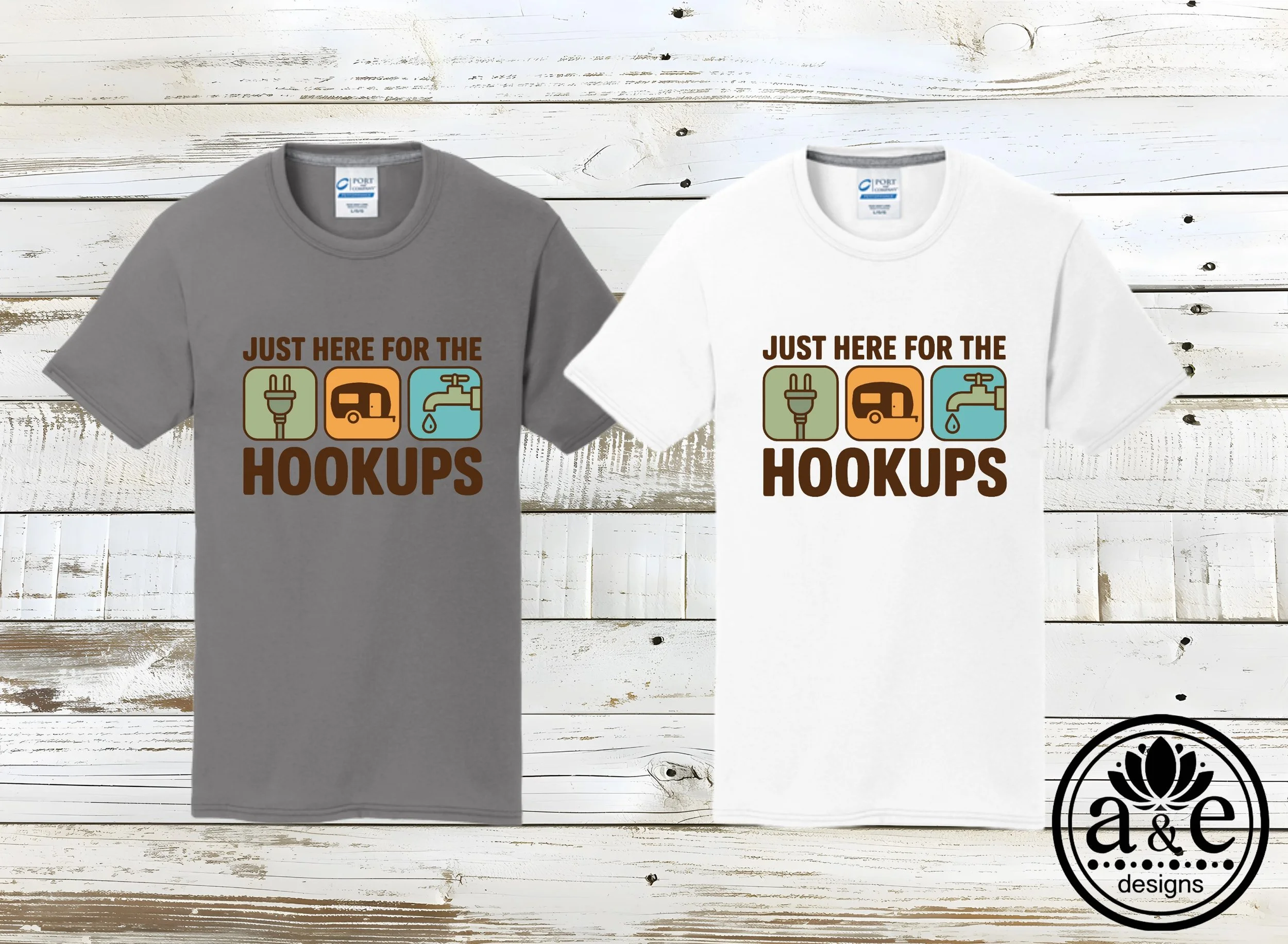 Just Here for the Hookups Tee