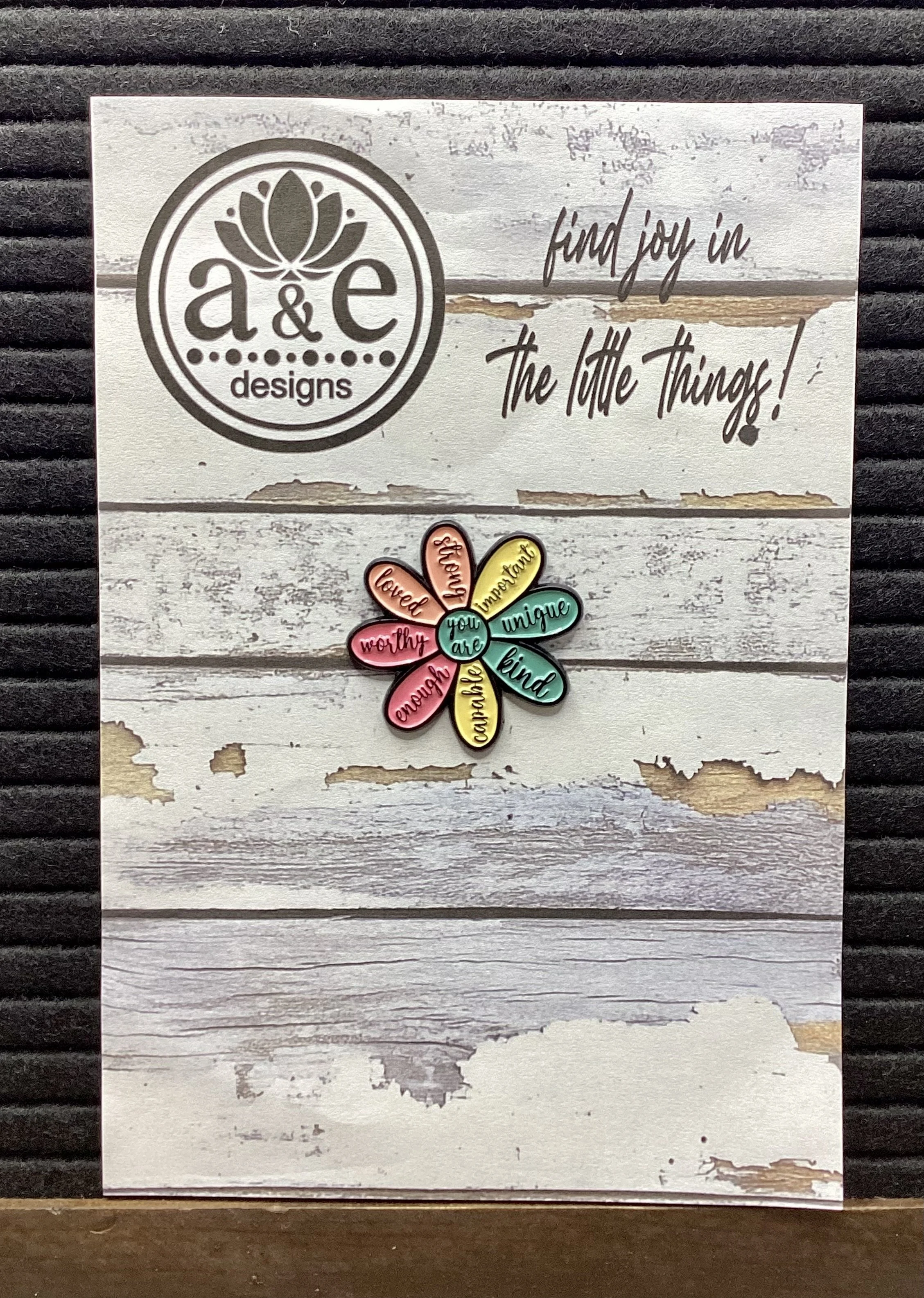 You Are Flower Enamel Pin