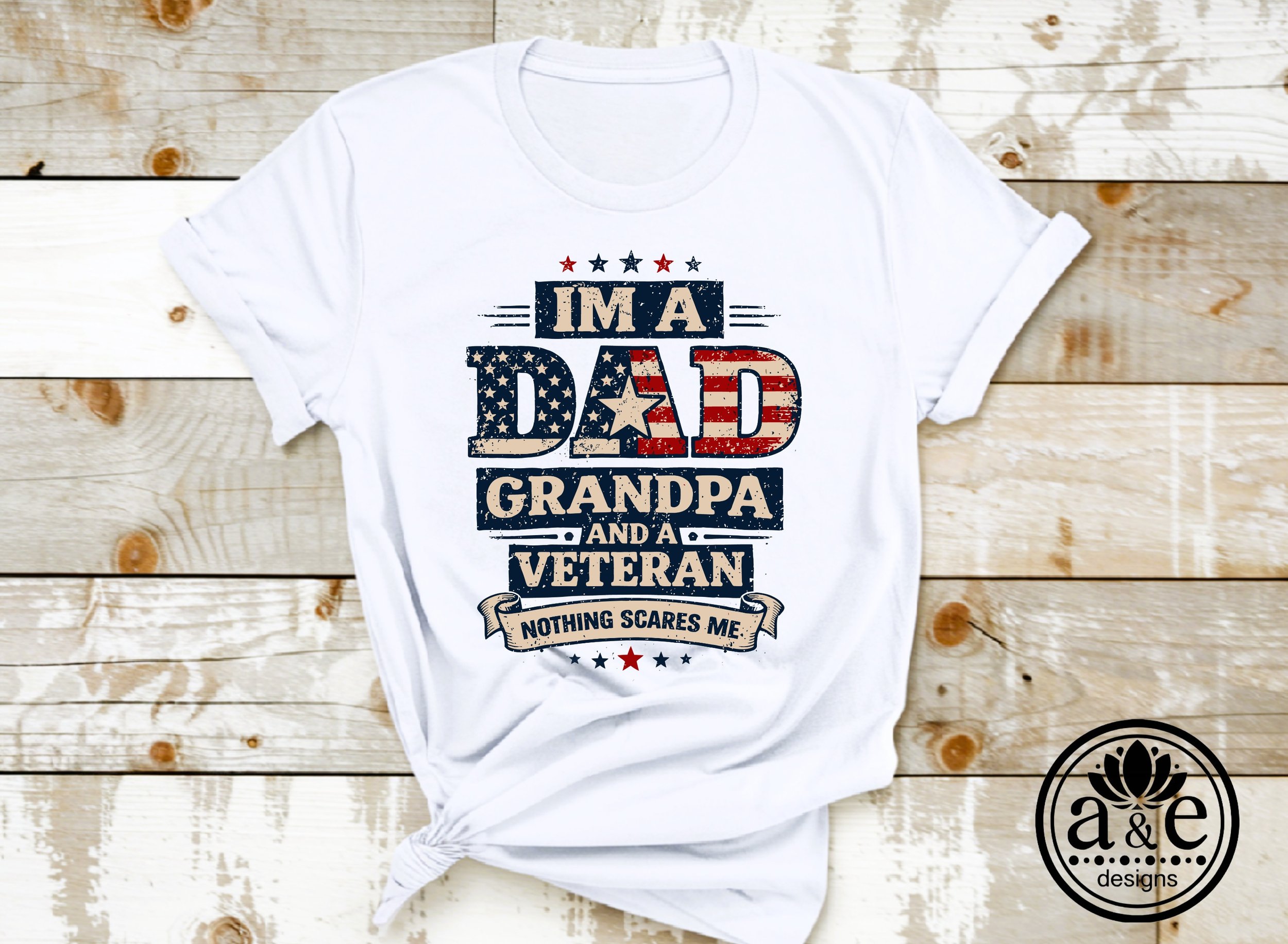 Dad Grandpa Veteran Tee