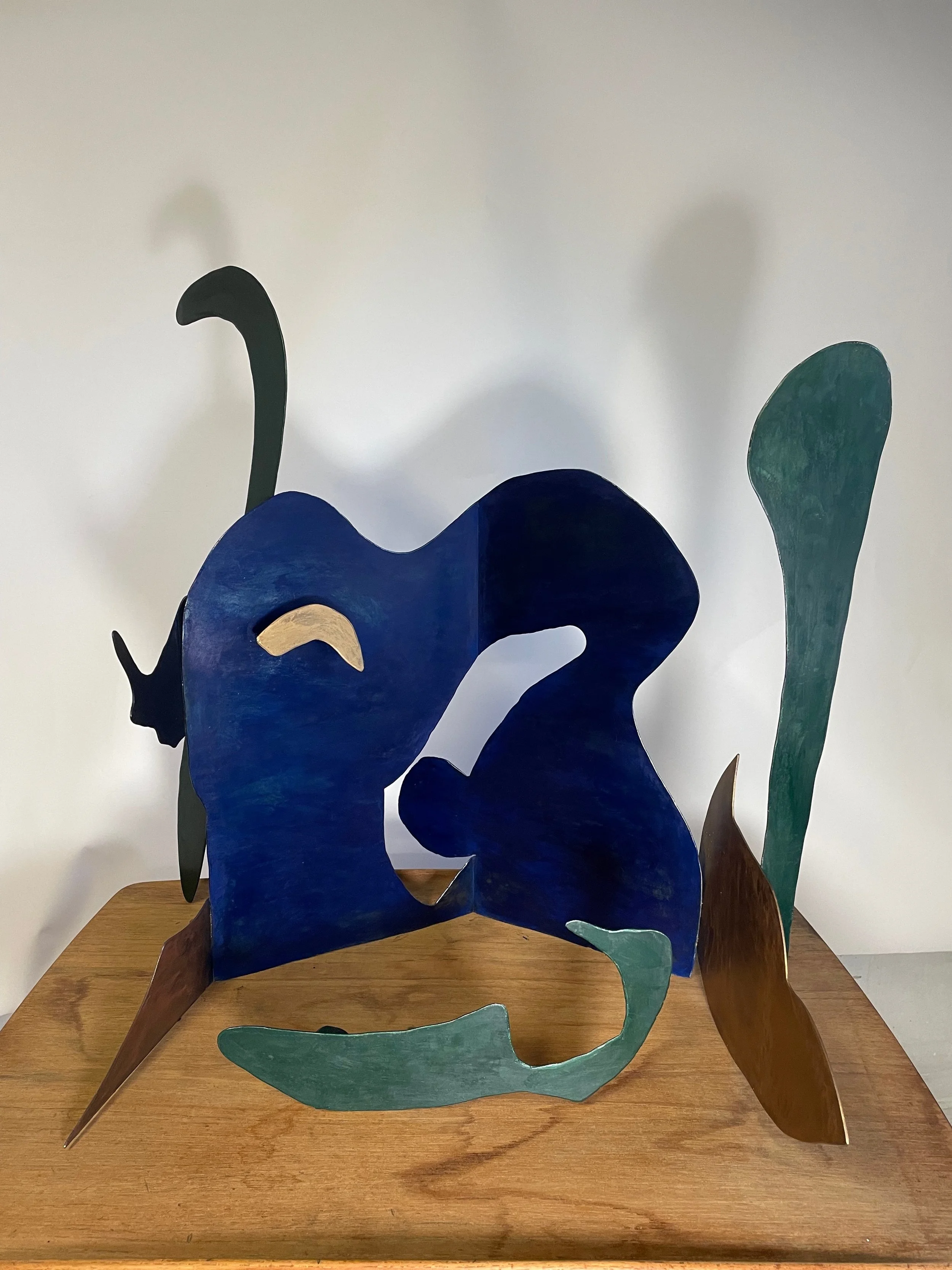 MOROCCO MAQUETTE, waxed steel, 2025, (20"X18"X20")