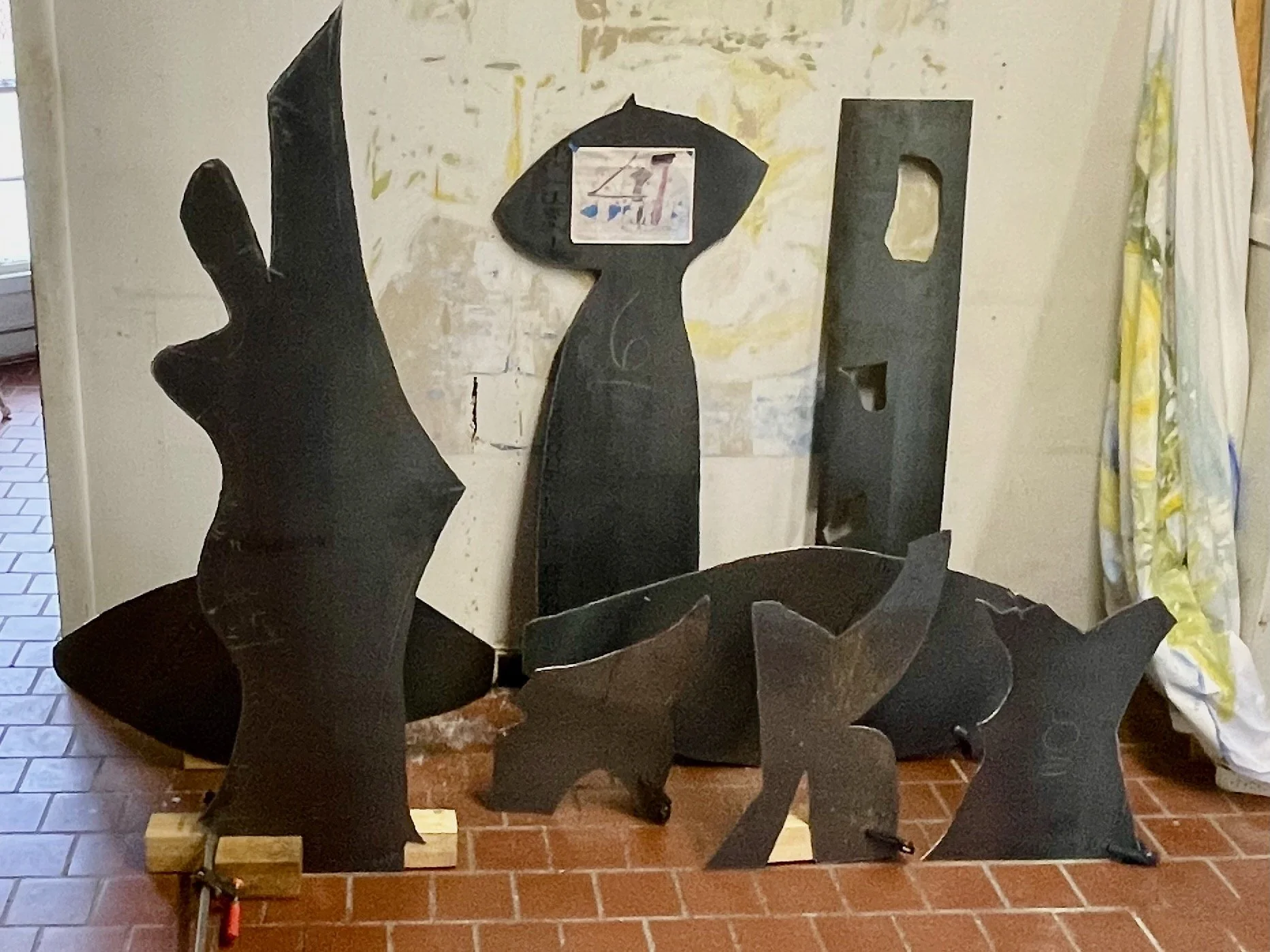 BUTTERFLY 65 in process, steel, 2020, (96"X48"X84")