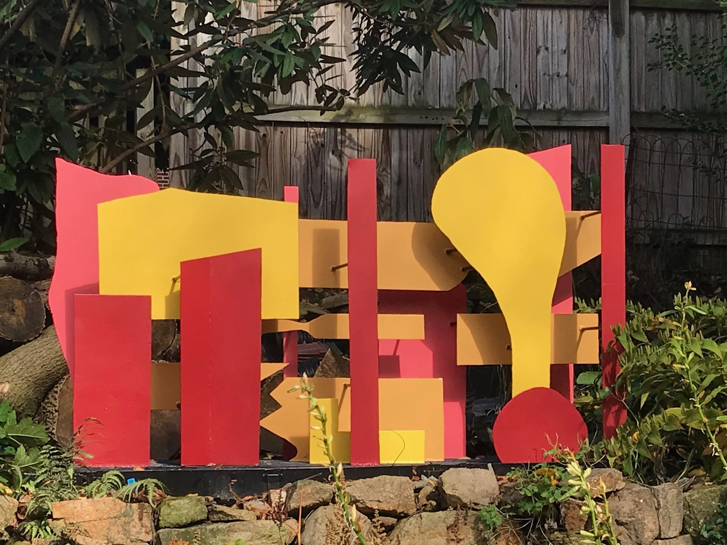 TEXTURE 3p, painted steel 2017 (72"X40"X18")