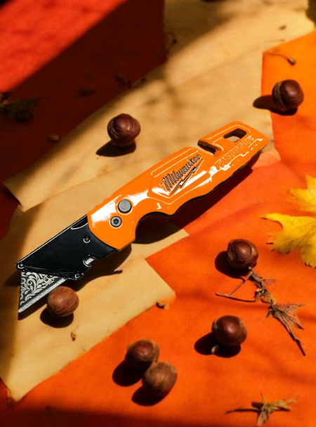 Orange & Black Utility Knife