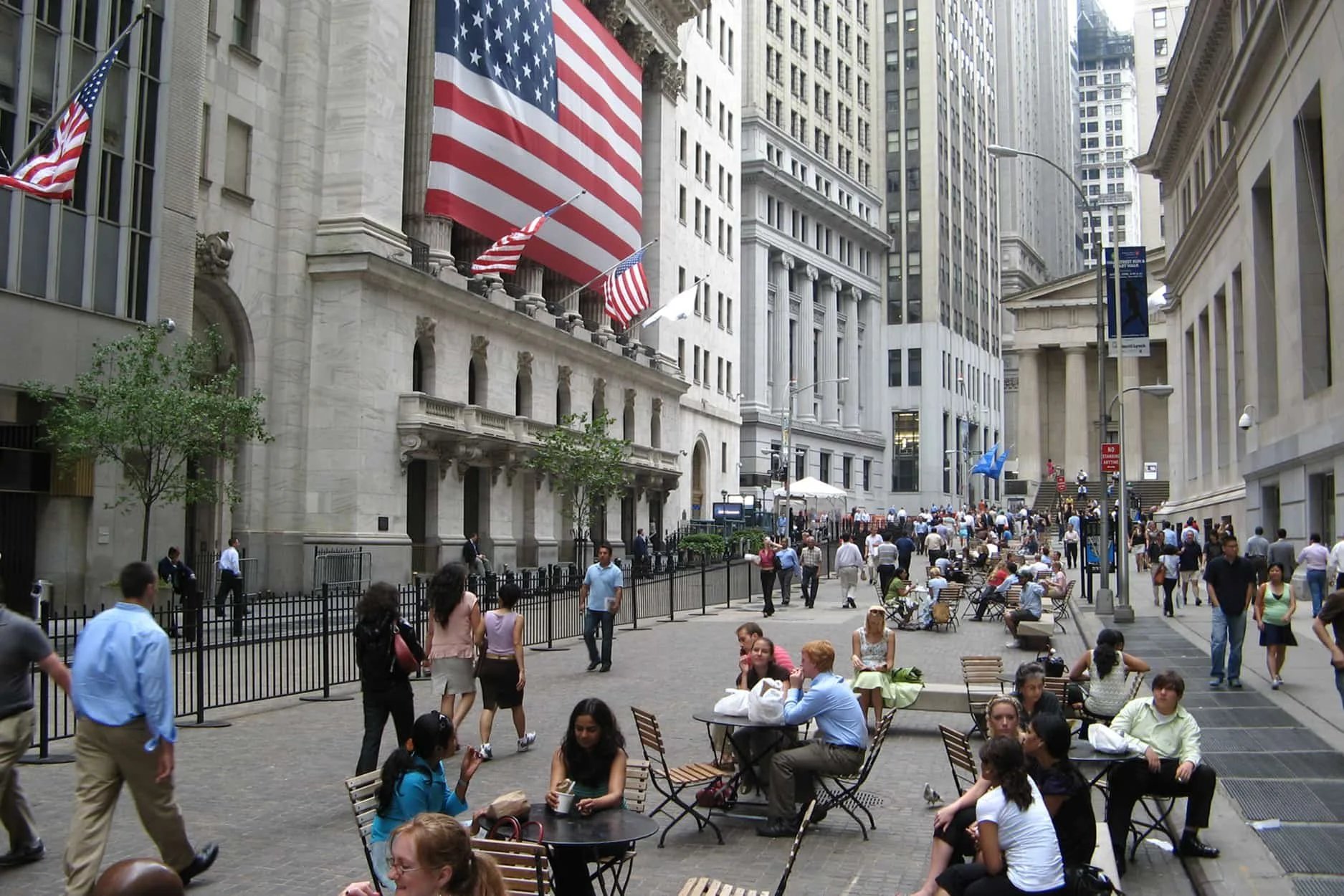 New York Stock Exchange Streetscape