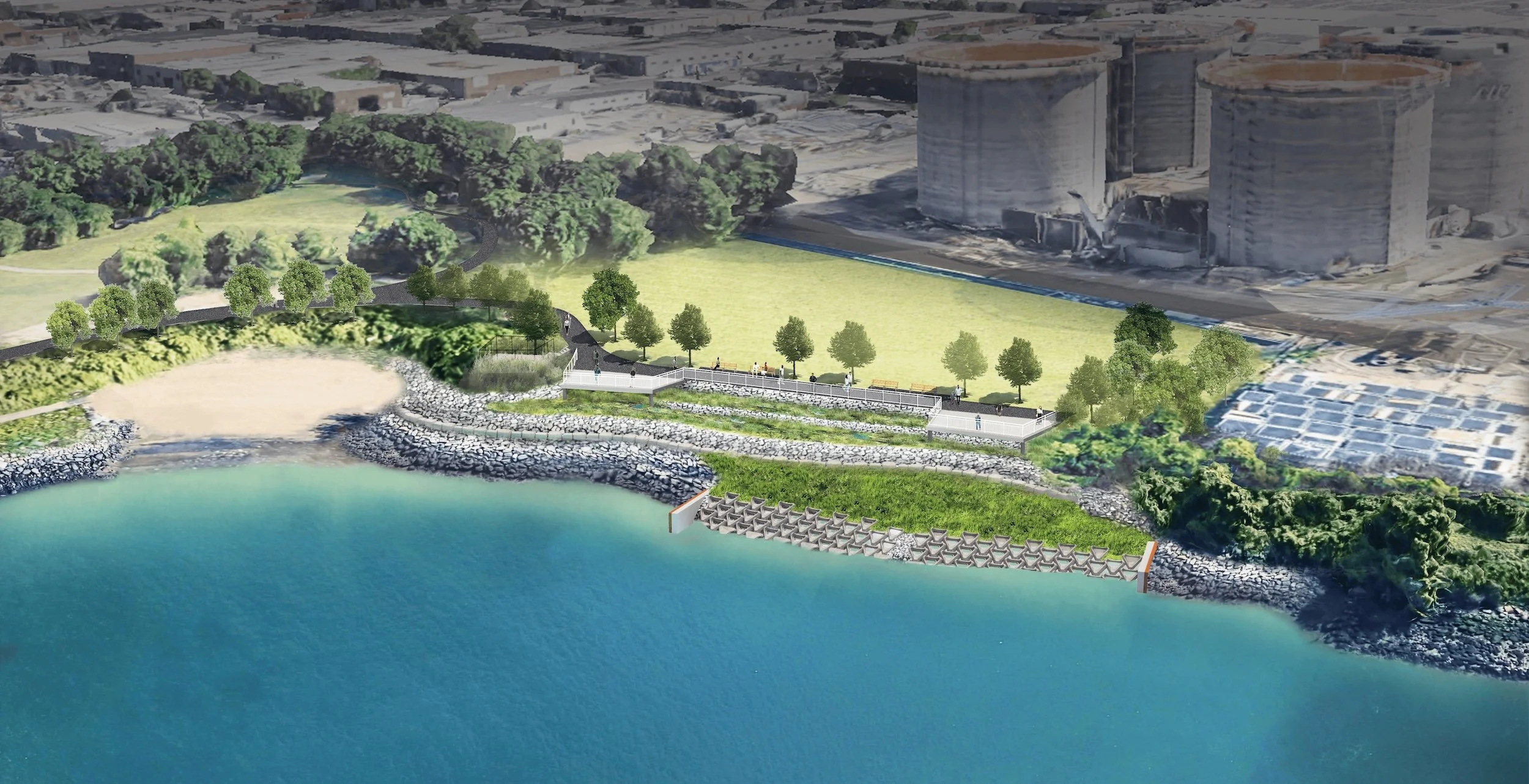 Barretto Point Park Shorefront Restoration