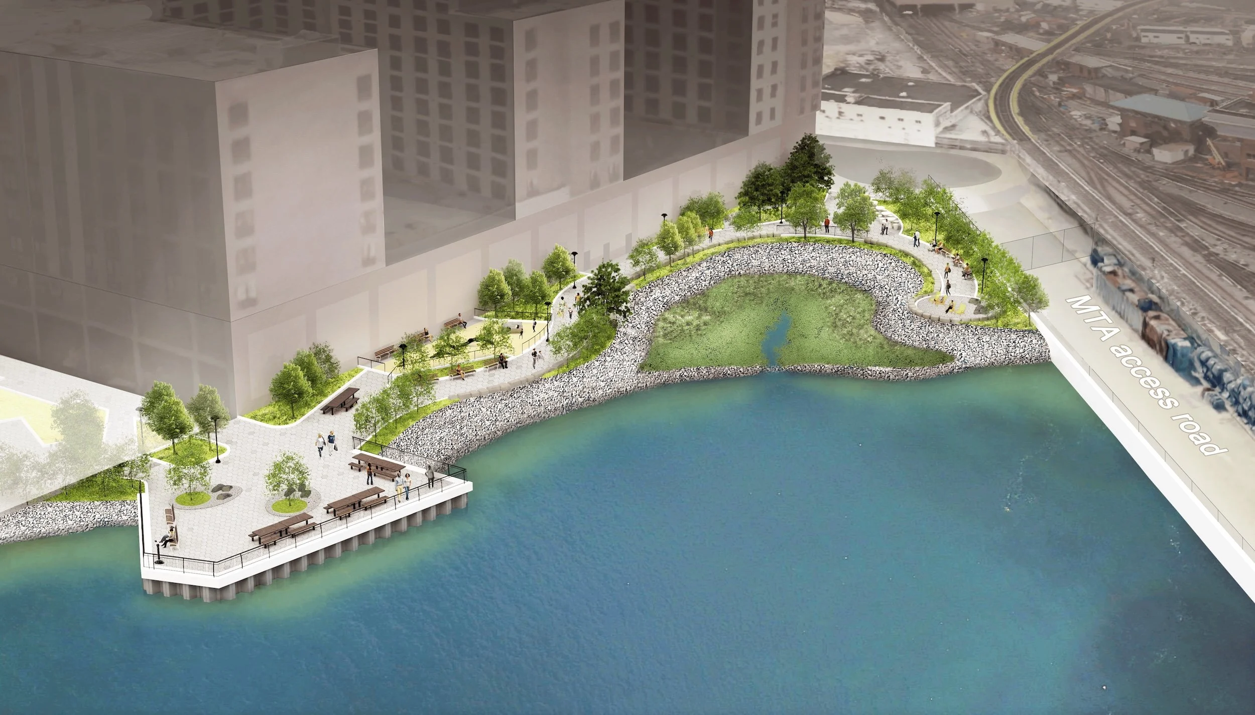 Academy Street and North Cove Waterfront Parks