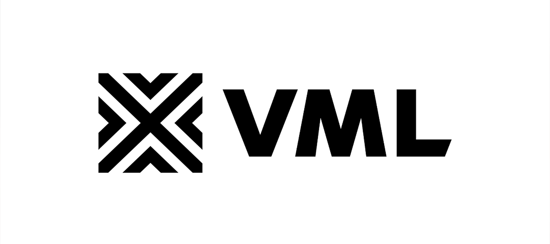 The image features the VMML logo and text, with the logo consisting of geometric lines forming an abstract pattern, located to the left of the text.