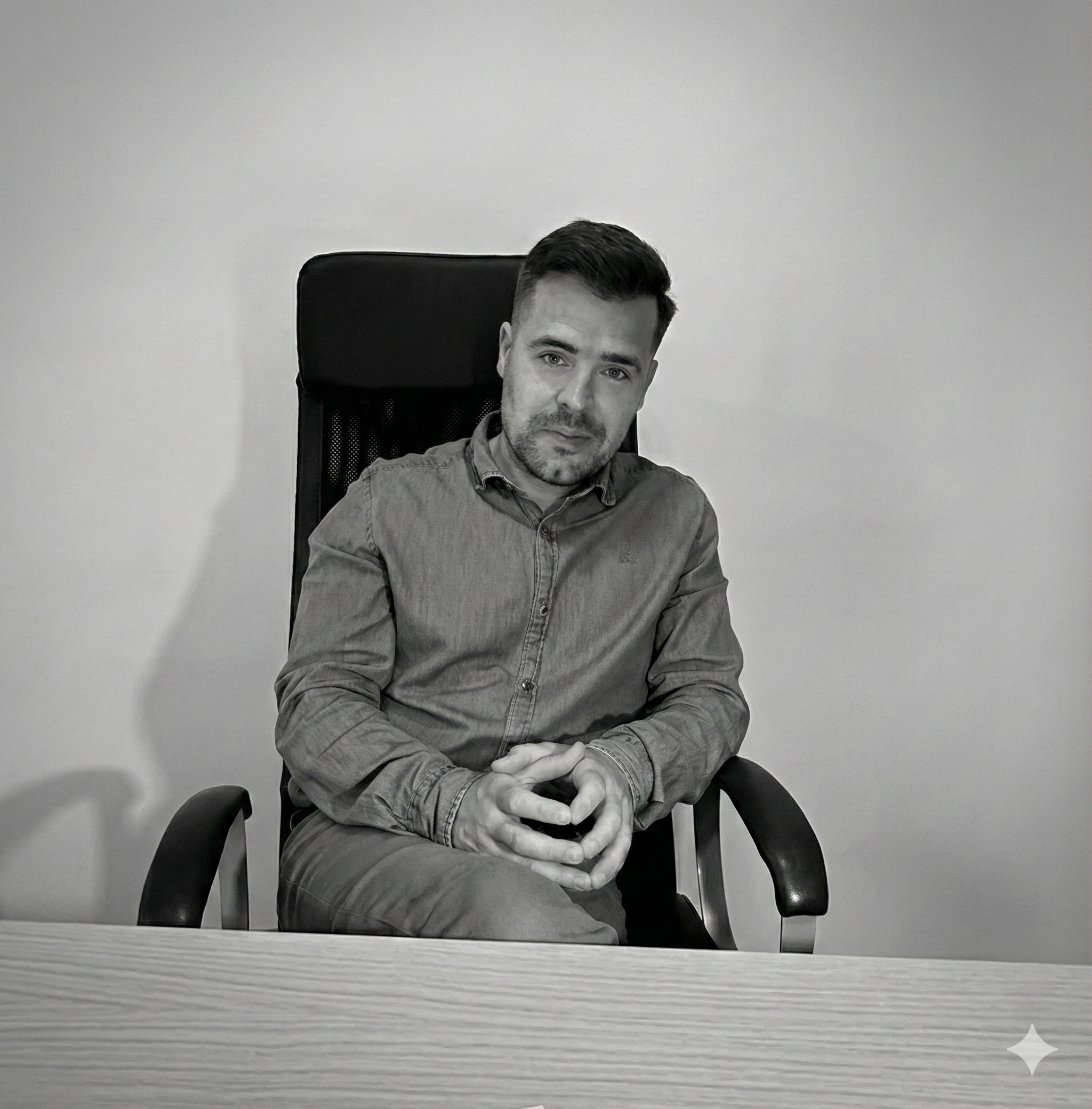 Albert Rosell en la consulta de psicología infantojuvenil en Rubí.