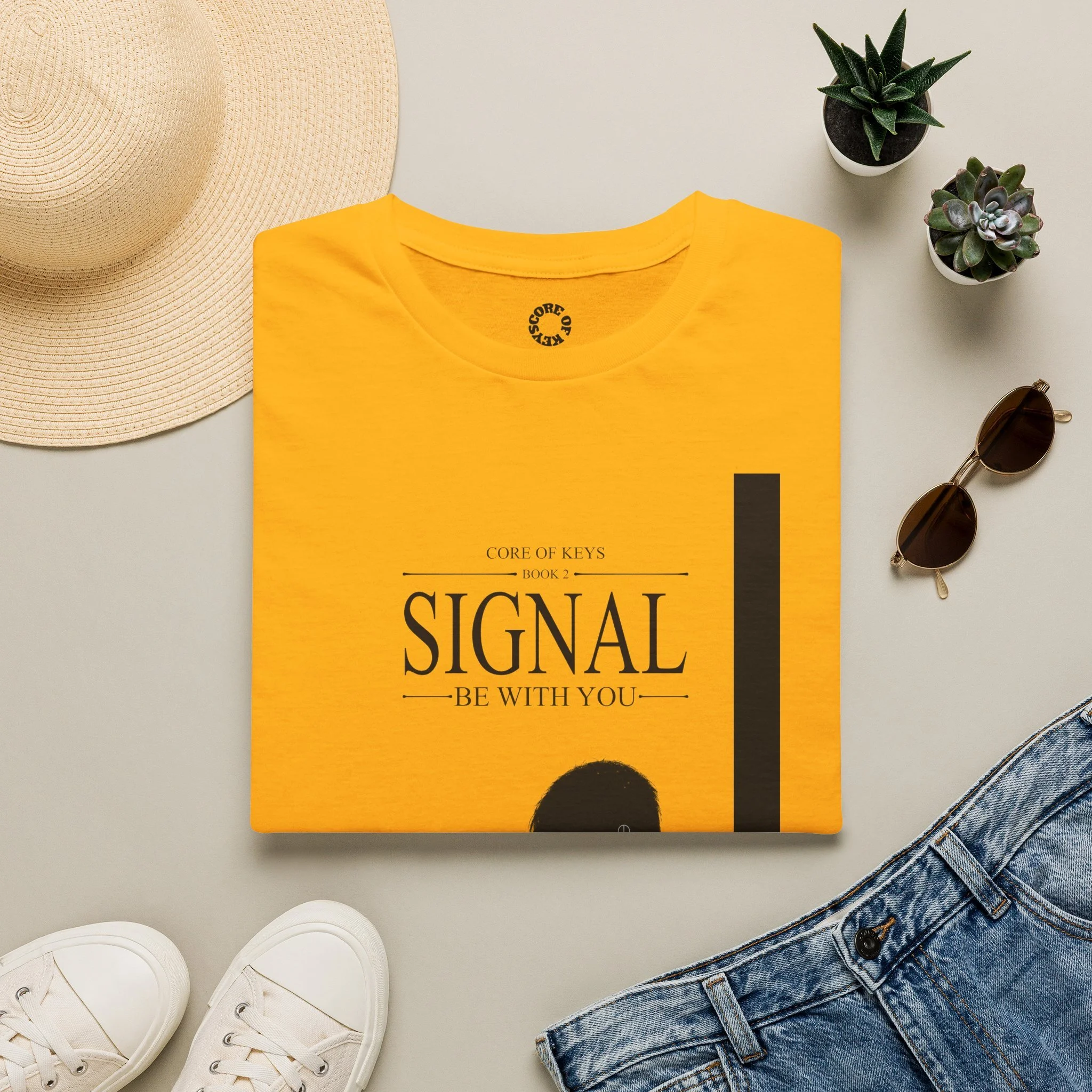 Core of Keys SIGNAL T-Shirt | Cyberpunk Sci-Fi Book Series Tee