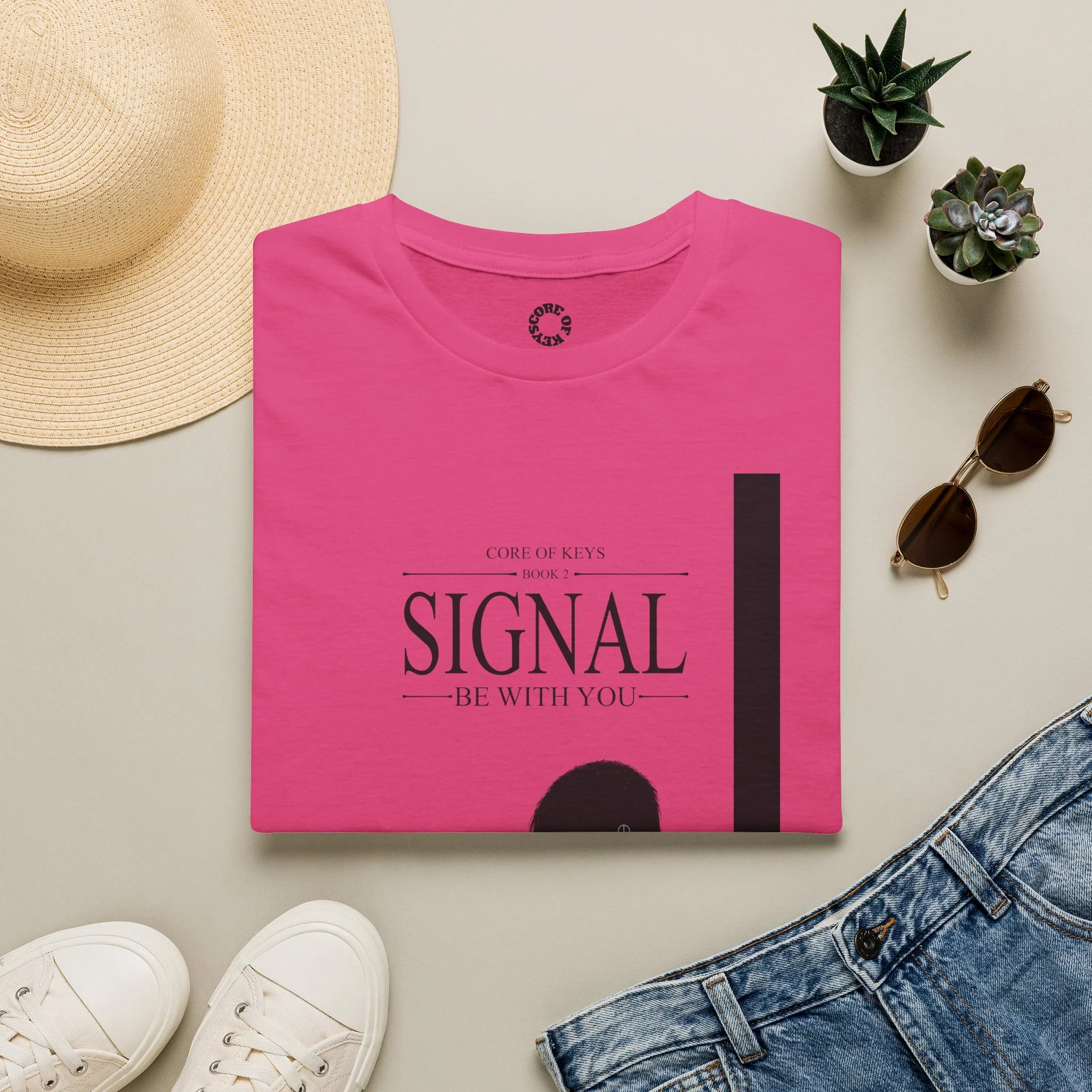 Core of Keys SIGNAL T-Shirt | Cyberpunk Sci-Fi Book Series Tee