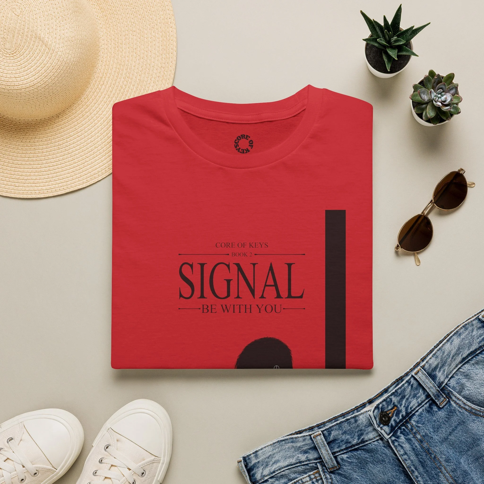 Core of Keys SIGNAL T-Shirt | Cyberpunk Sci-Fi Book Series Tee