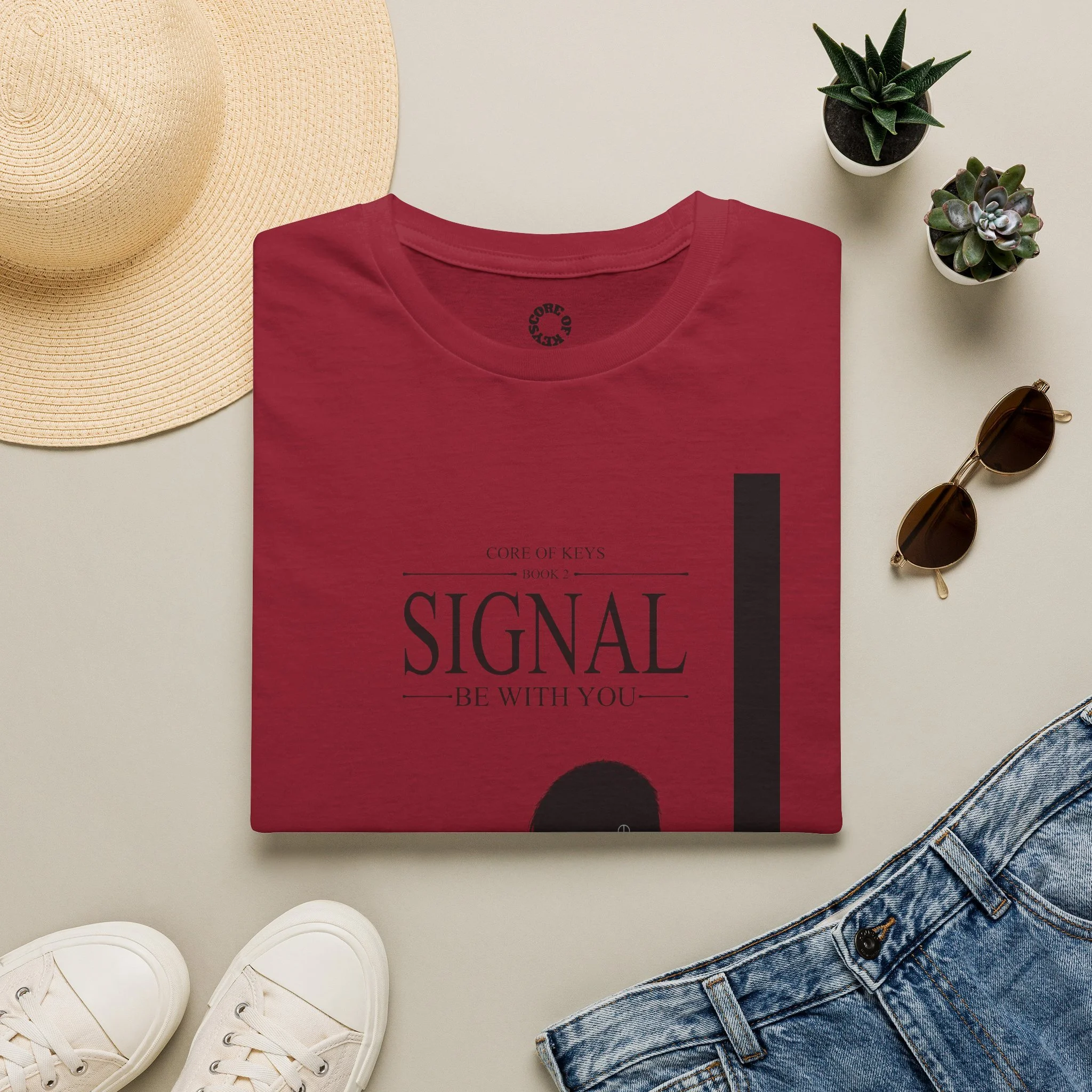 Core of Keys SIGNAL T-Shirt | Cyberpunk Sci-Fi Book Series Tee