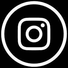Instagram logo in black and white