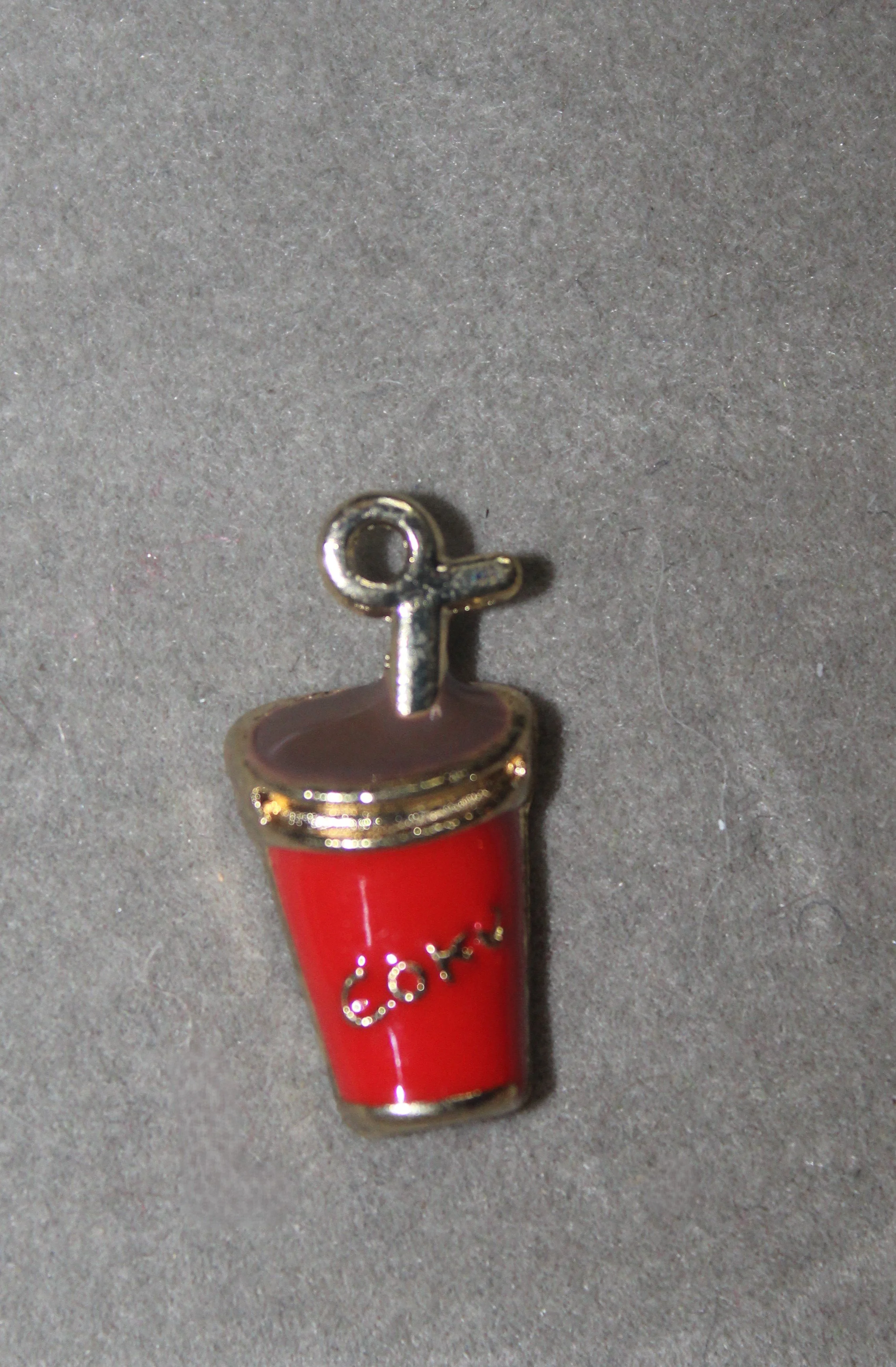 Soda Charm (Gold Plated)