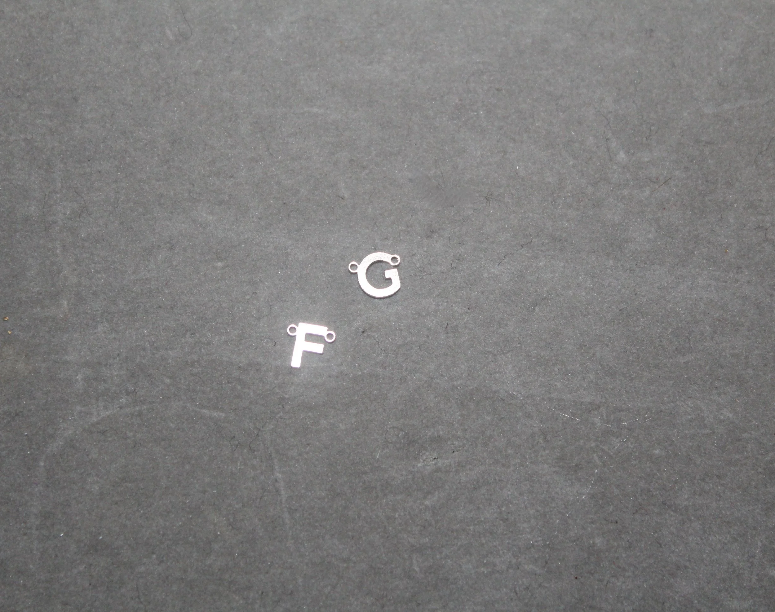 Block Letter Connector (14k Gold Filled)