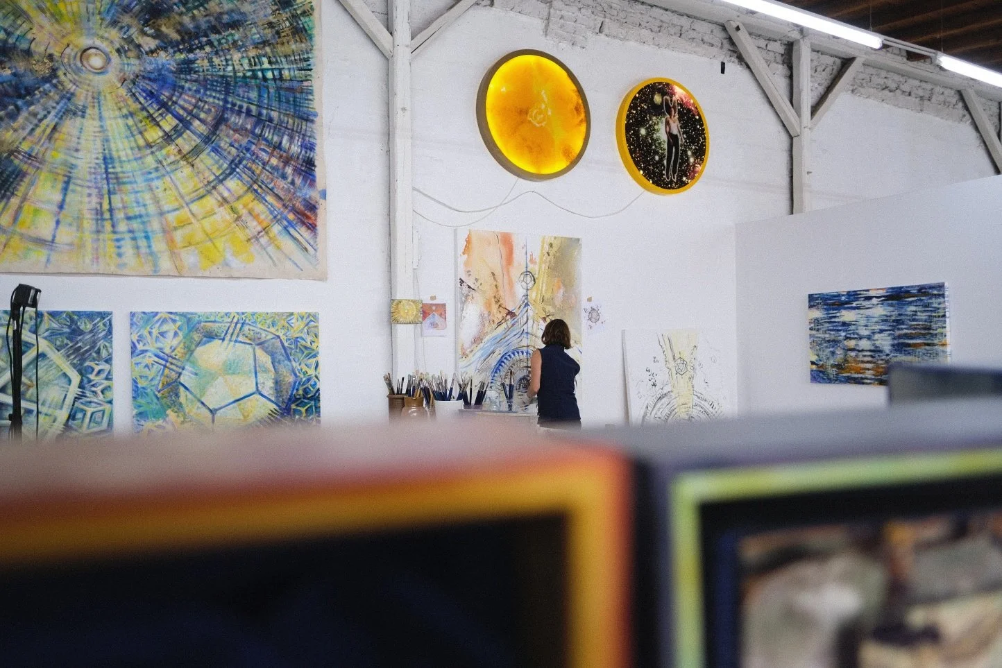Artist at work - Barbara Meisner