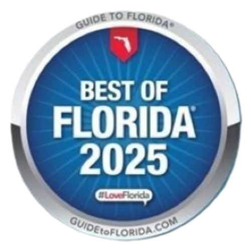 Smokin’ Crow’s BBQ Best of Florida 2025 award for excellence in barbecue catering.