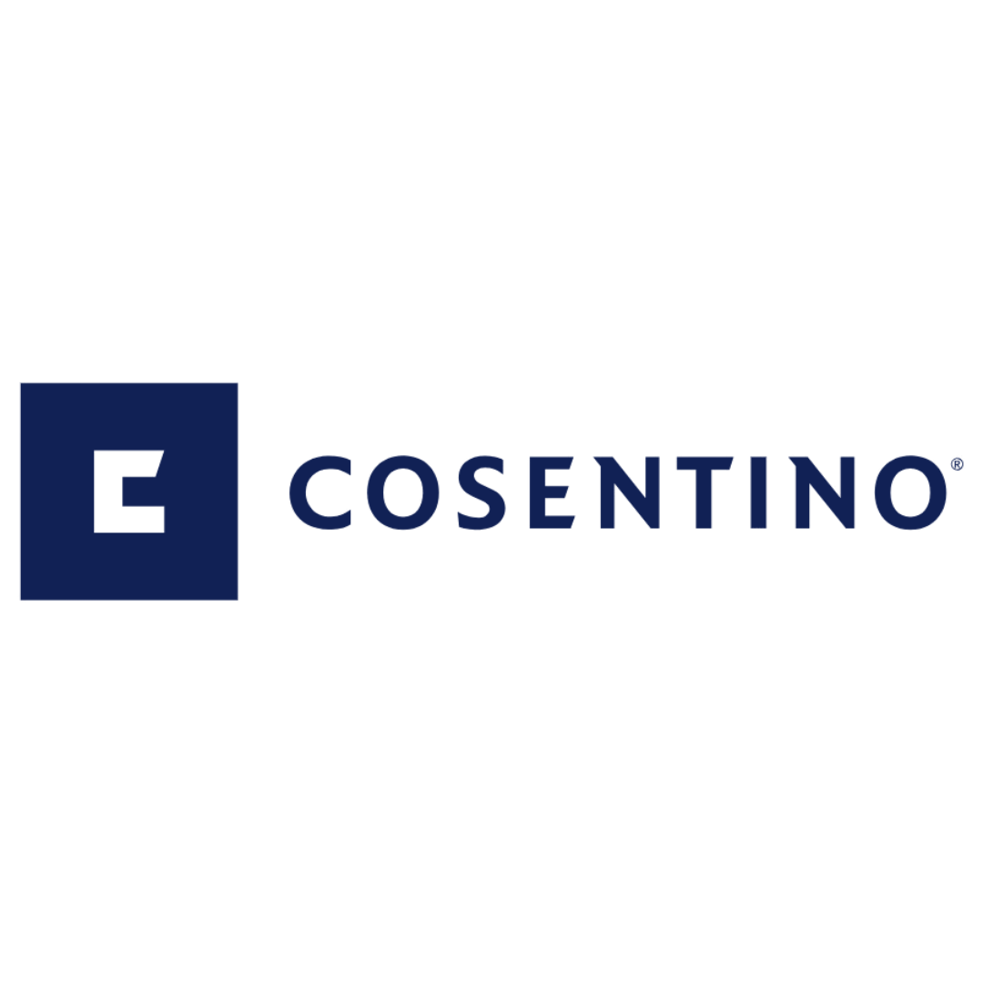 Cosentino logo with a stylized letter 'C' in a square on the left.