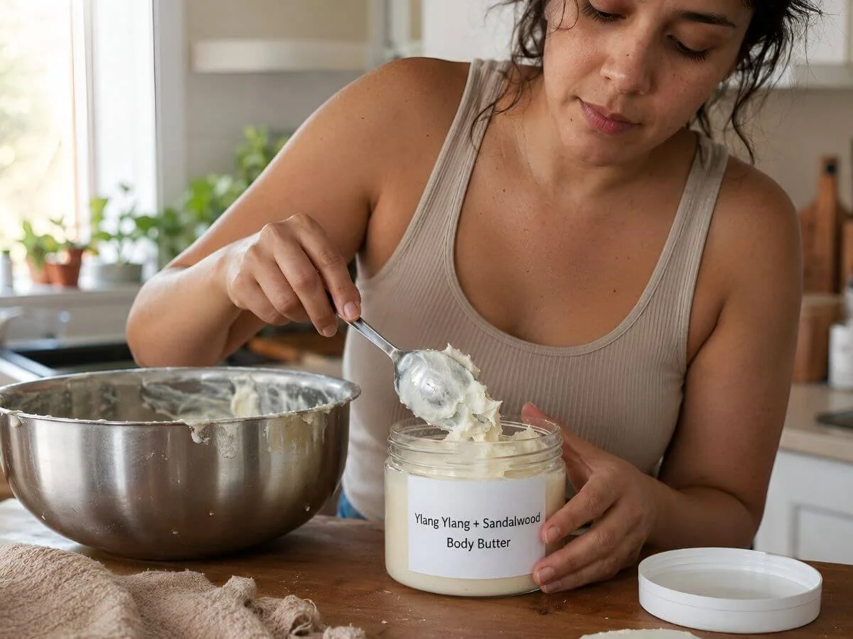 Ylang Ylang + Sandalwood Body Butter DIY Recipe