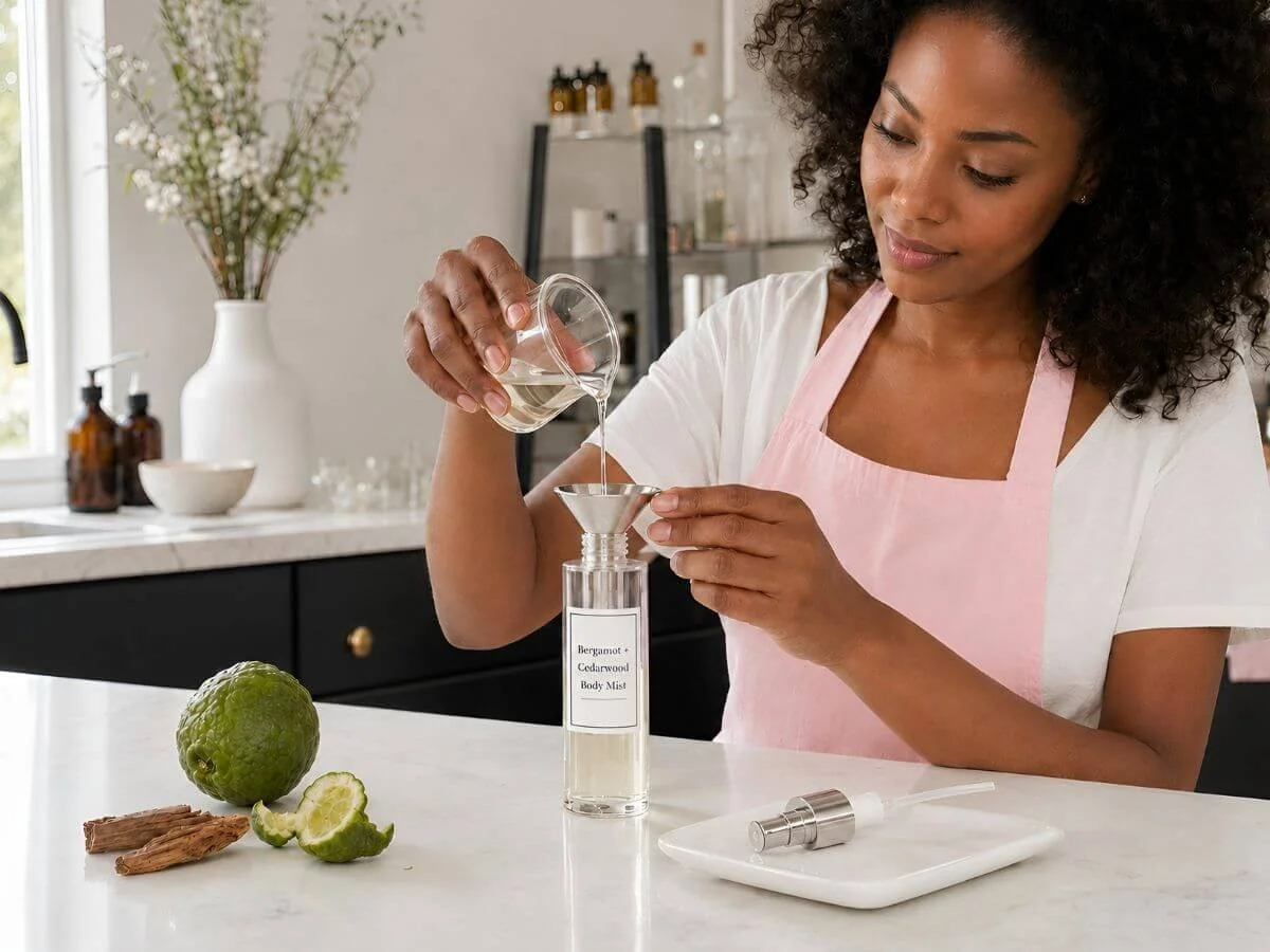 Bergamot + Cedarwood Body Mist DIY Recipe