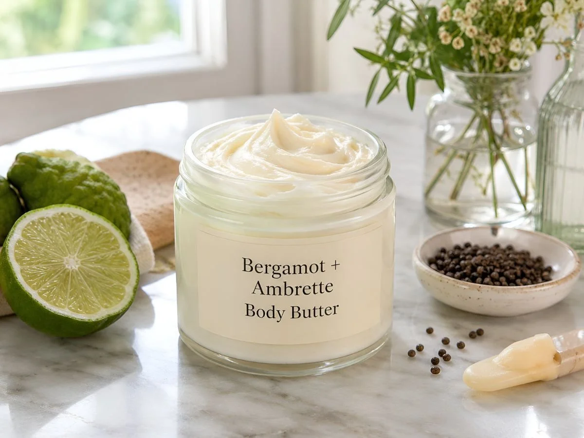 Bergamot + Ambrette Body Butter DIY Recipe