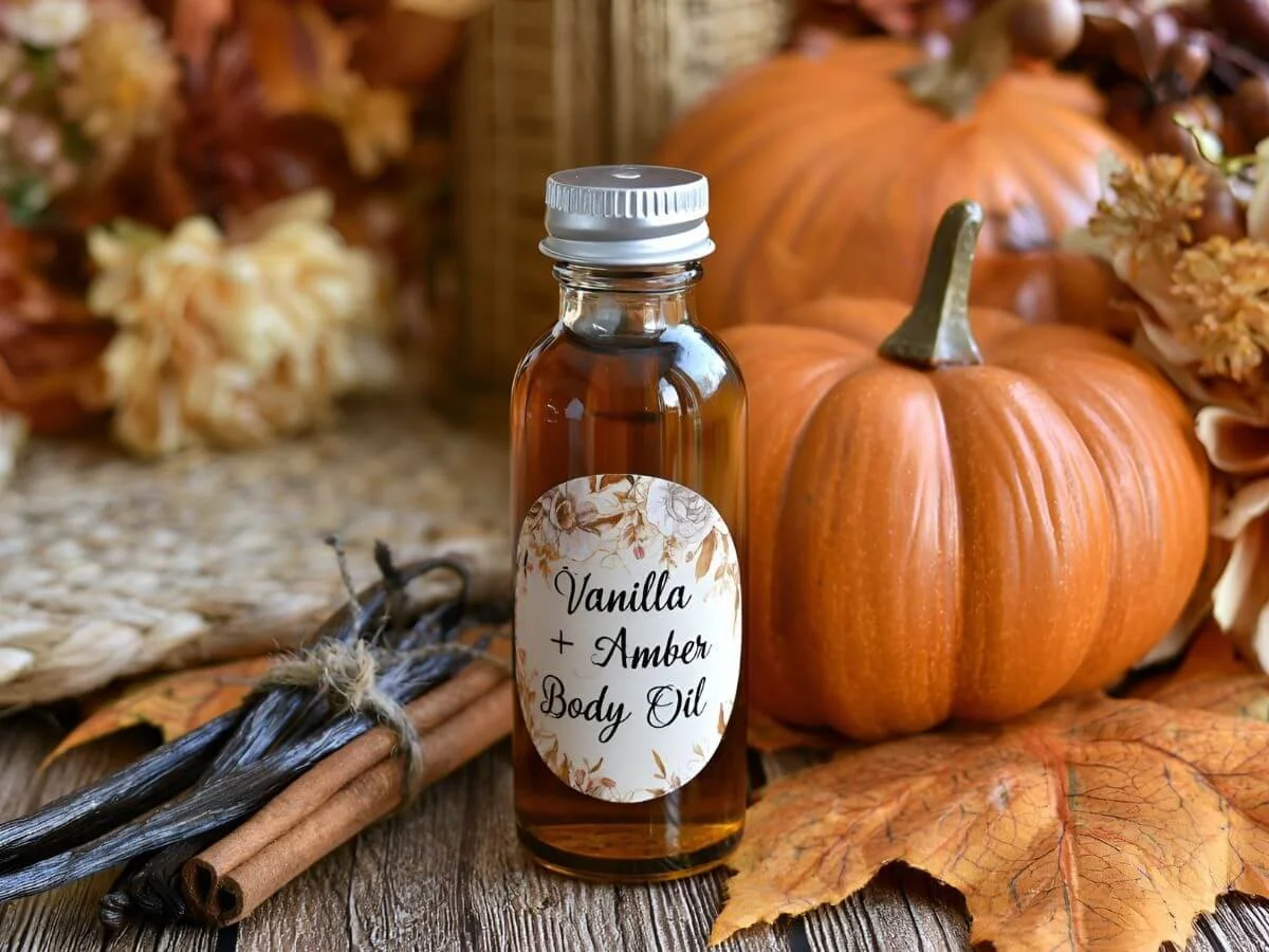 Vanilla + Amber Body Oil DIY Recipe