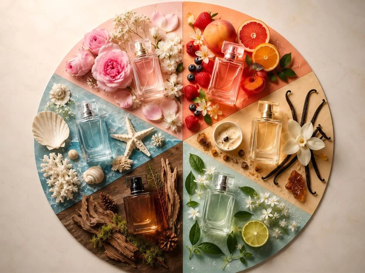 What Is Your Signature Scent Style? — floral, fruity, vanilla, fresh, woody, or coastal