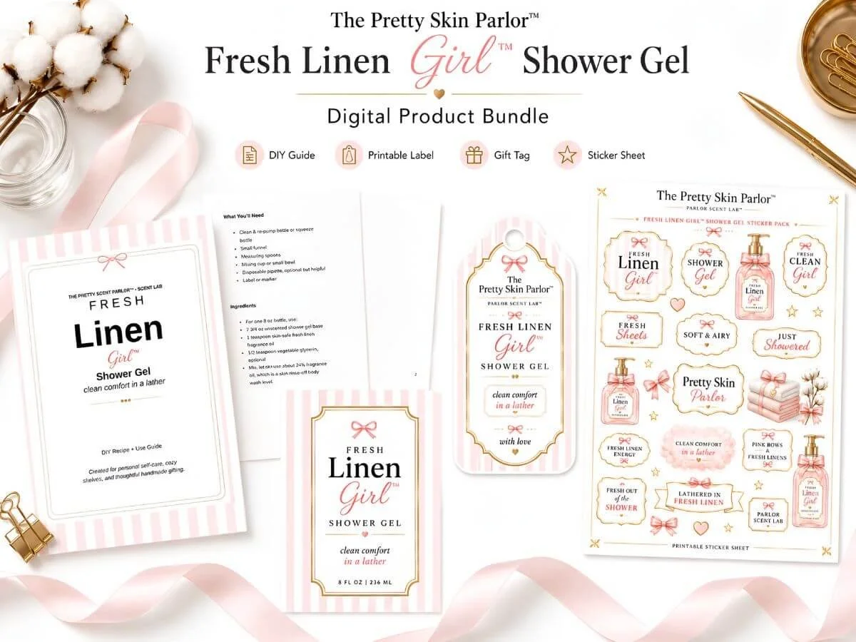Fresh Linen Girl™ Girl Shower Gel DIY Kit