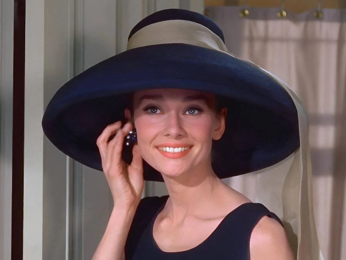Audrey Hepburn classic vintage beauty look with polished makeup and timeless style