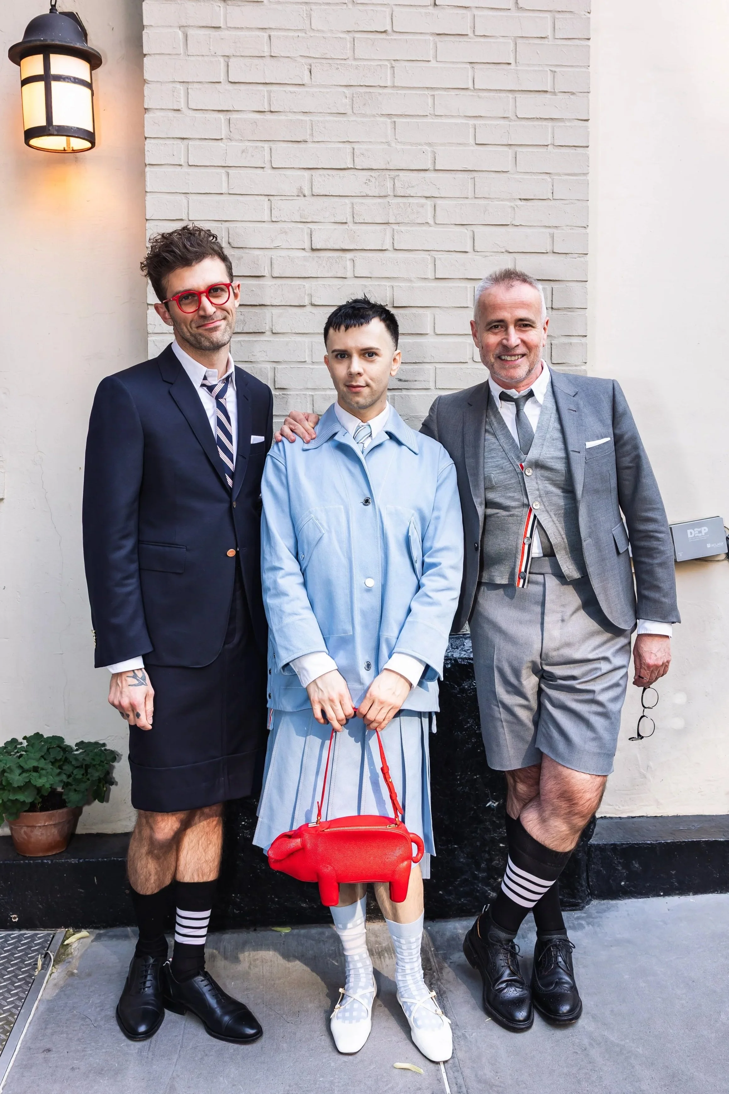 Sam Pinkleton, Cole Escola and Thom Browne